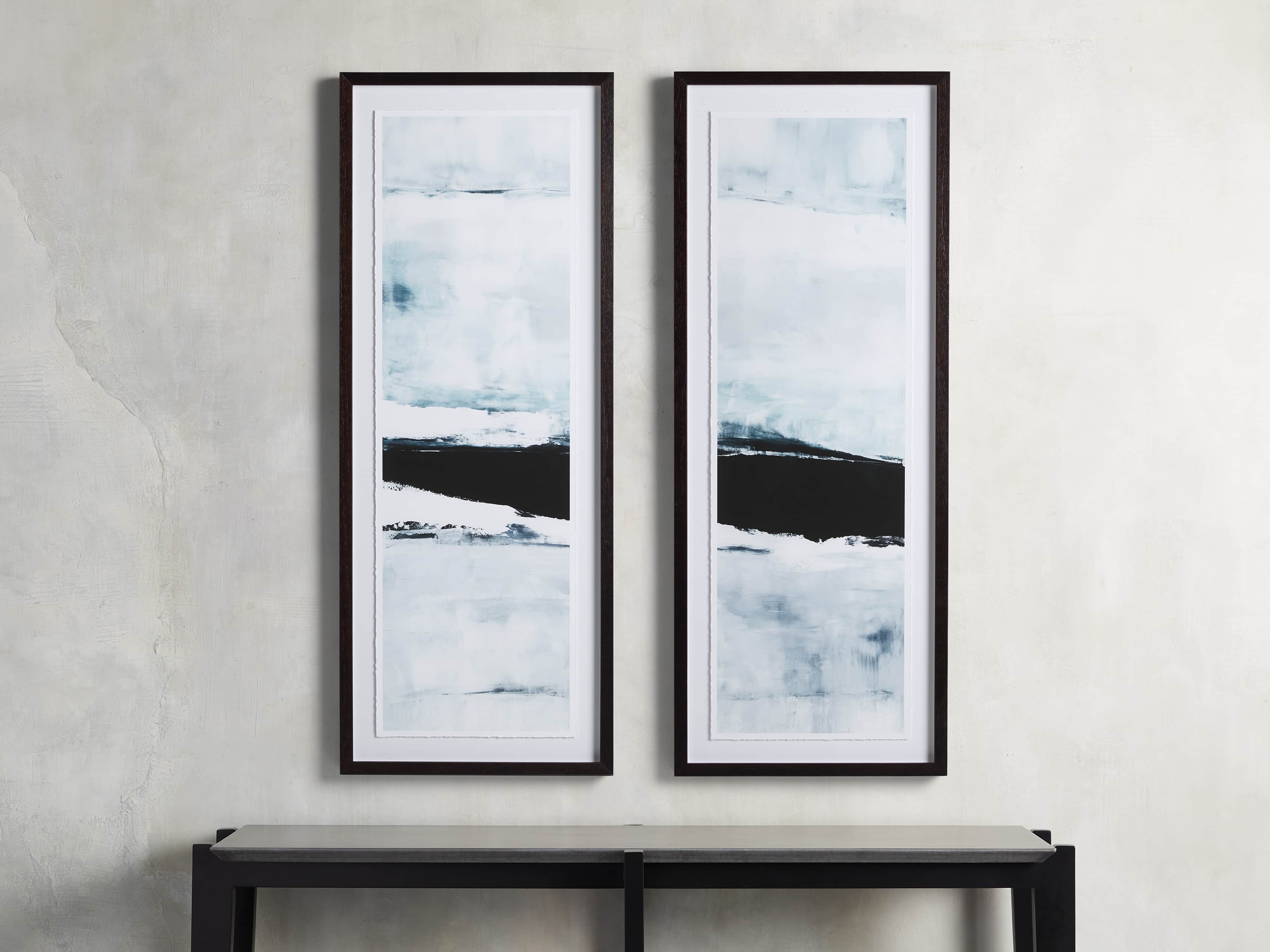 Seaside Diptych Framed Print, slide 1 of 4