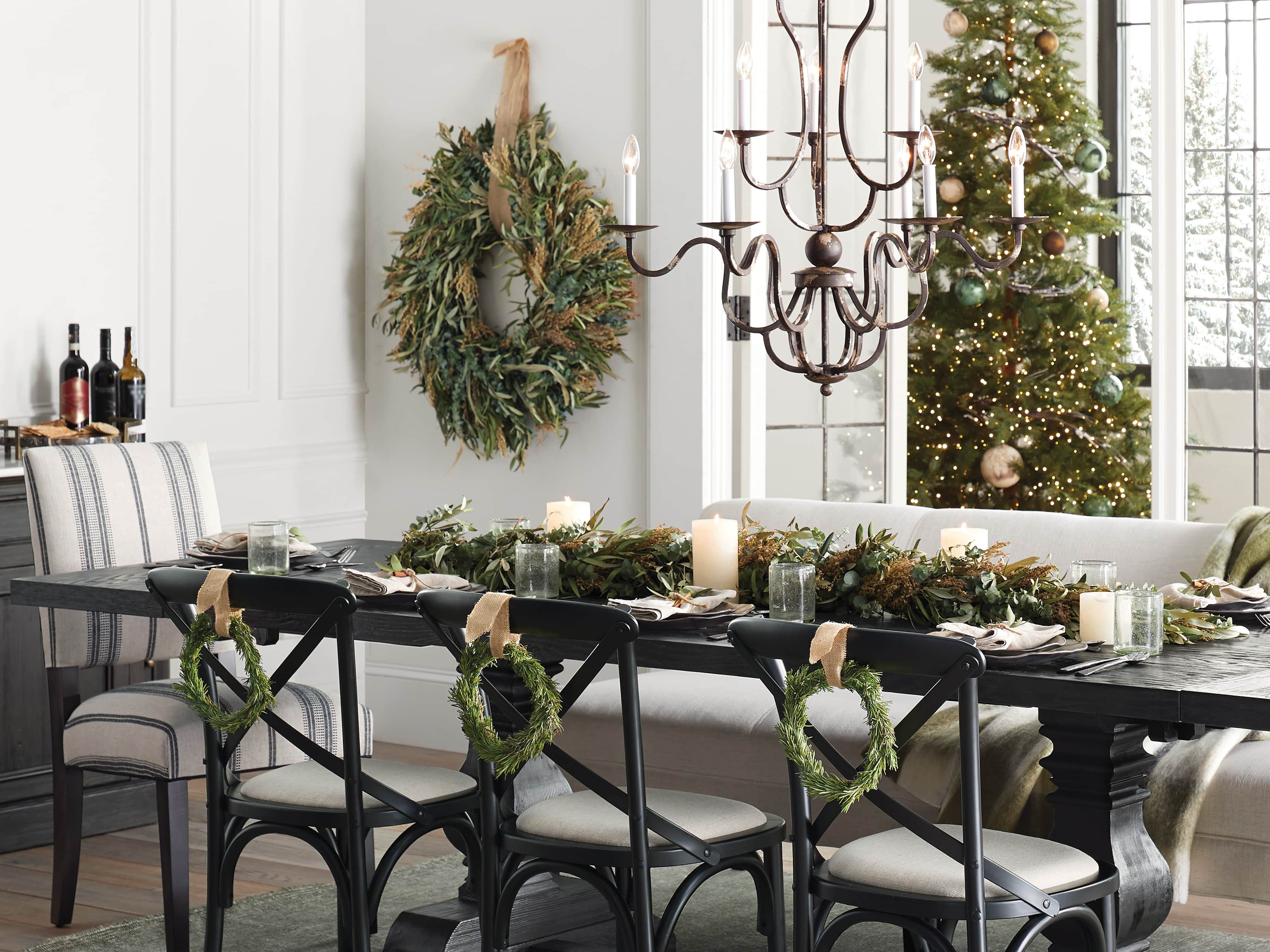 Fresh Olive & Eucalyptus Garland, slide 4 of 4