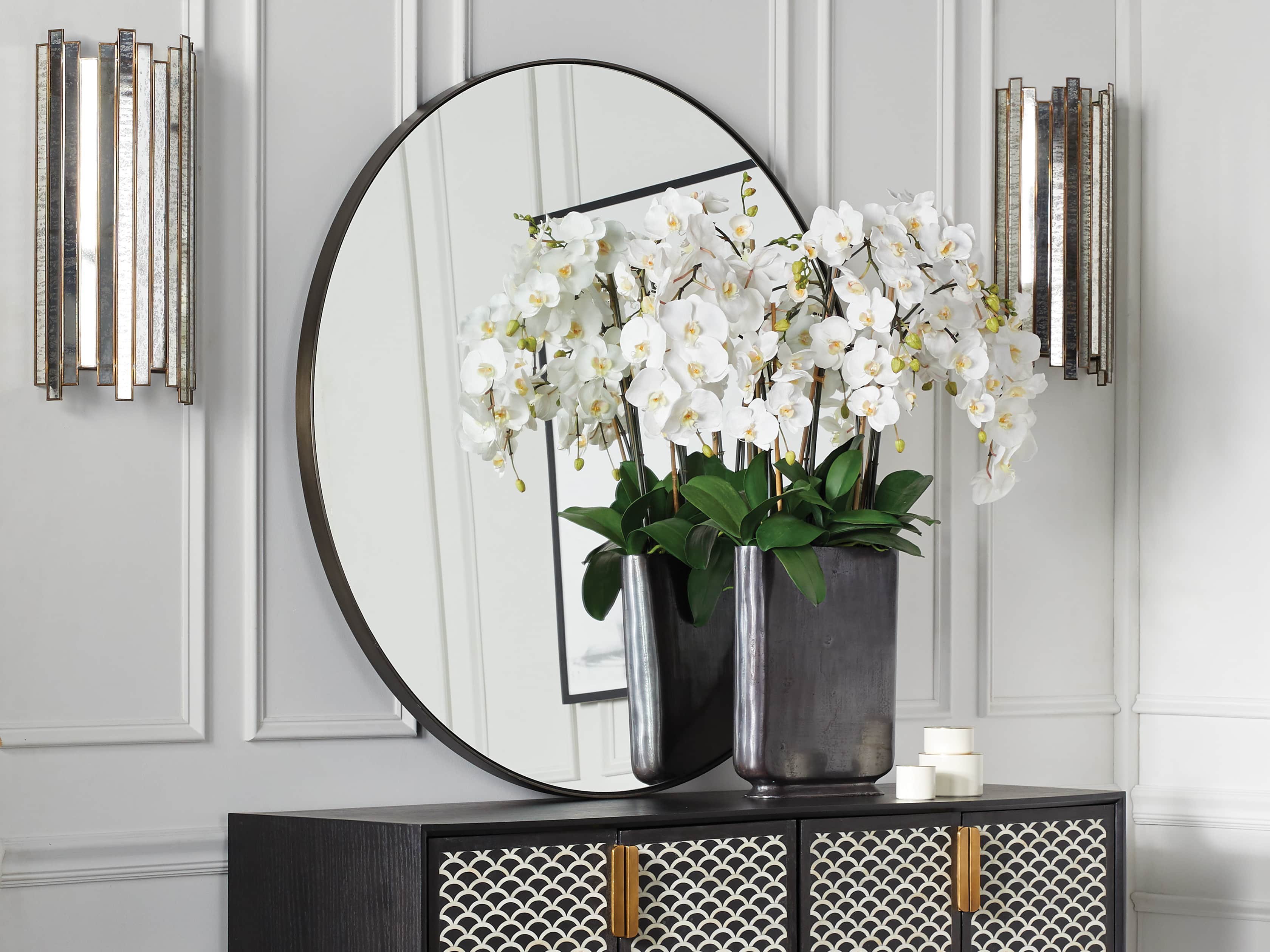 Phalaenopsis Bronze Tall Vase, slide 2 of 2