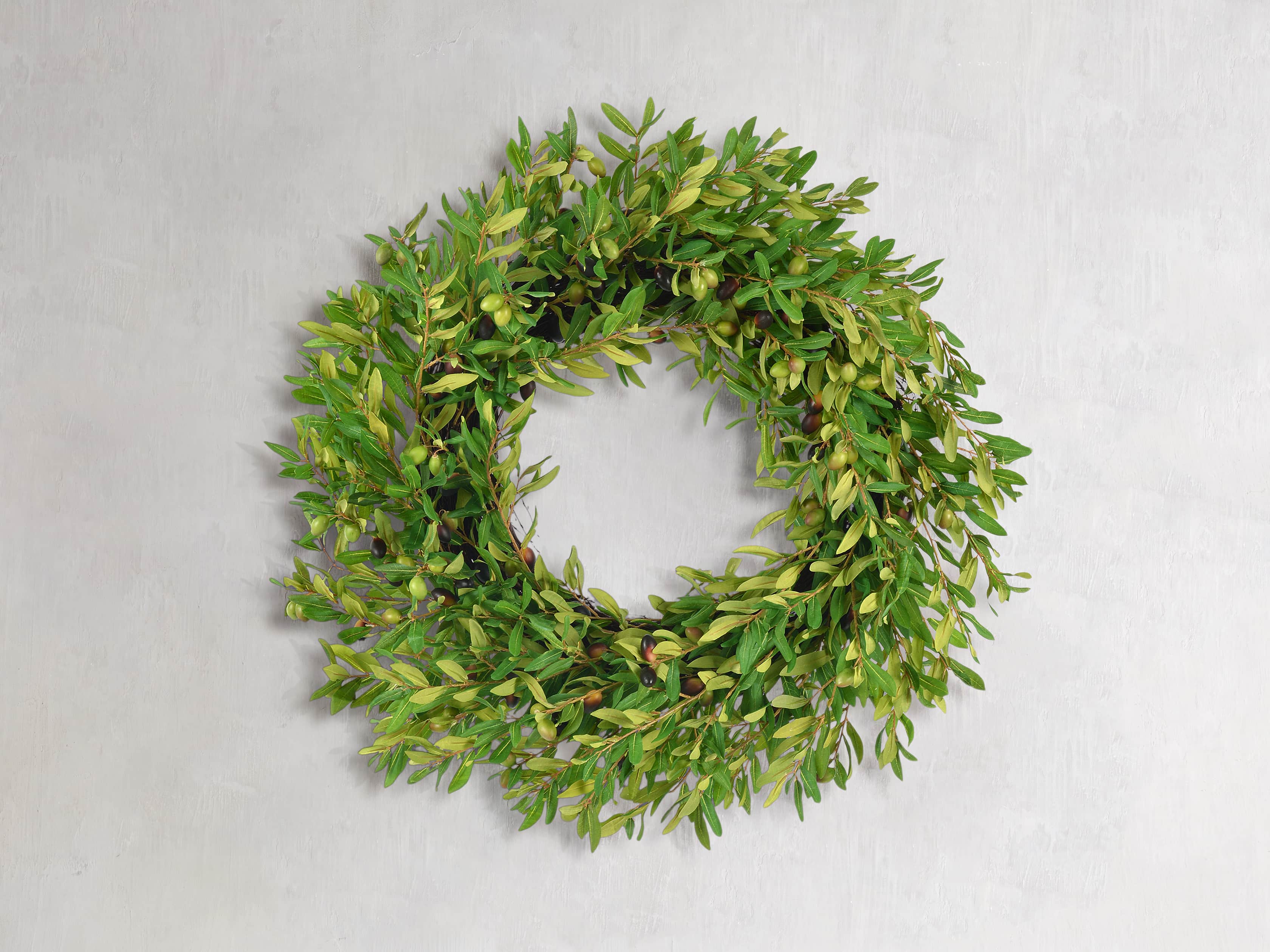 Faux 30" Olive Wreath, slide 1 of 1