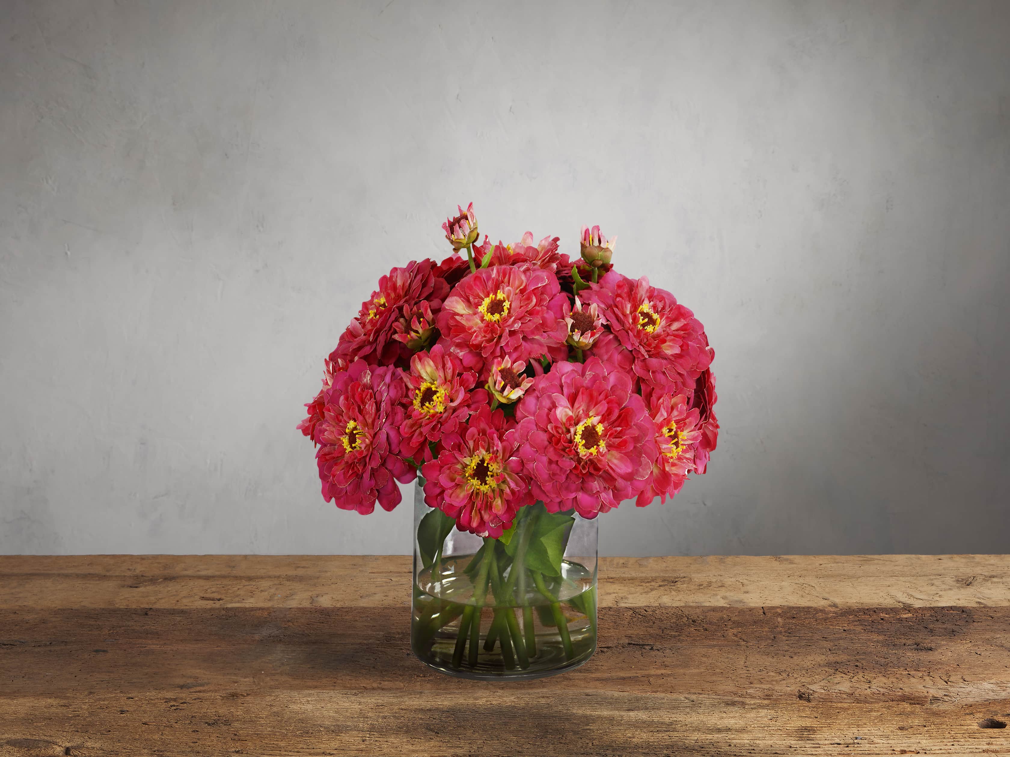 Faux Zinna in Glass, slide 1 of 1
