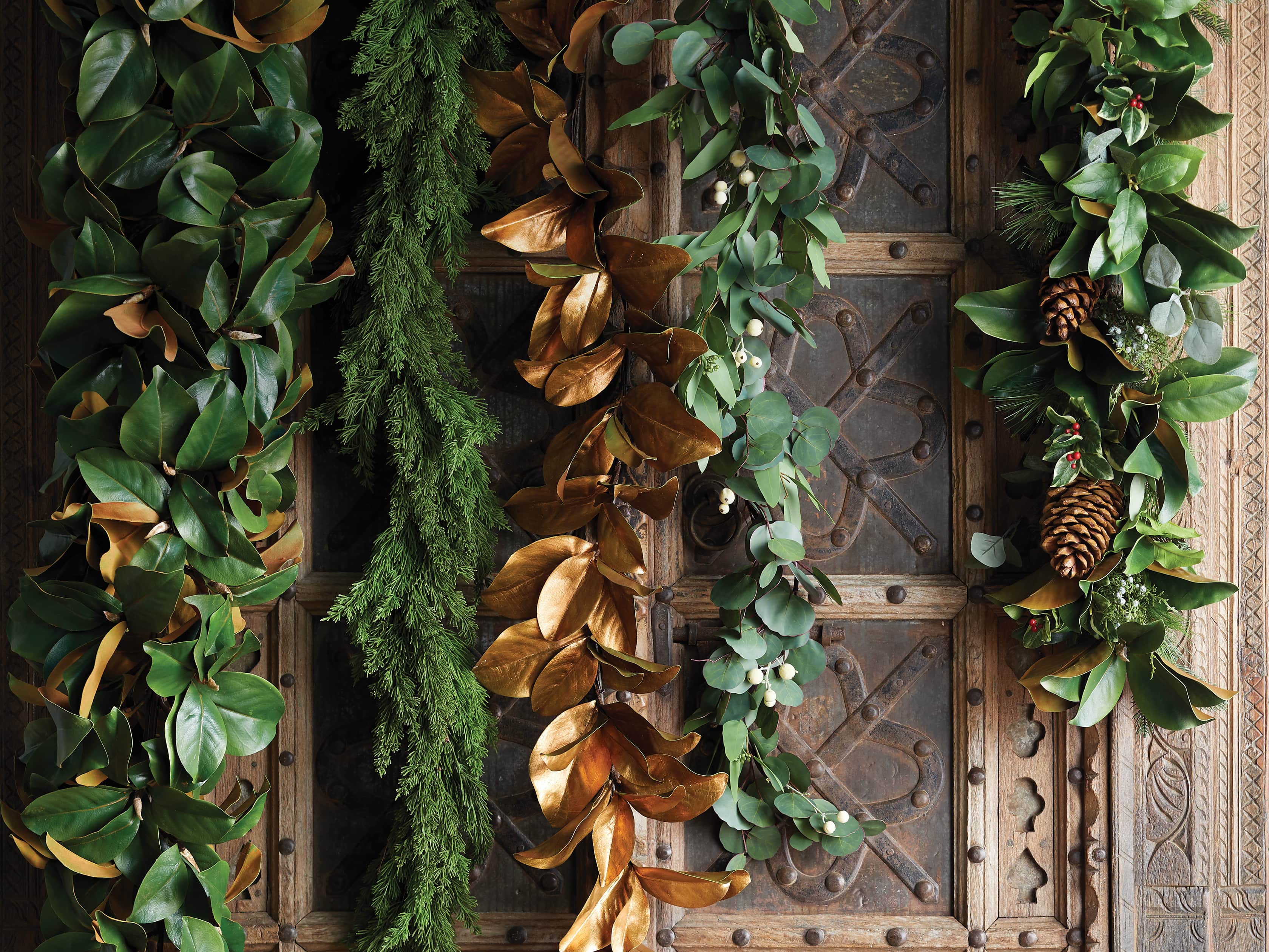 Faux Cedar Garland 6', slide 4 of 4