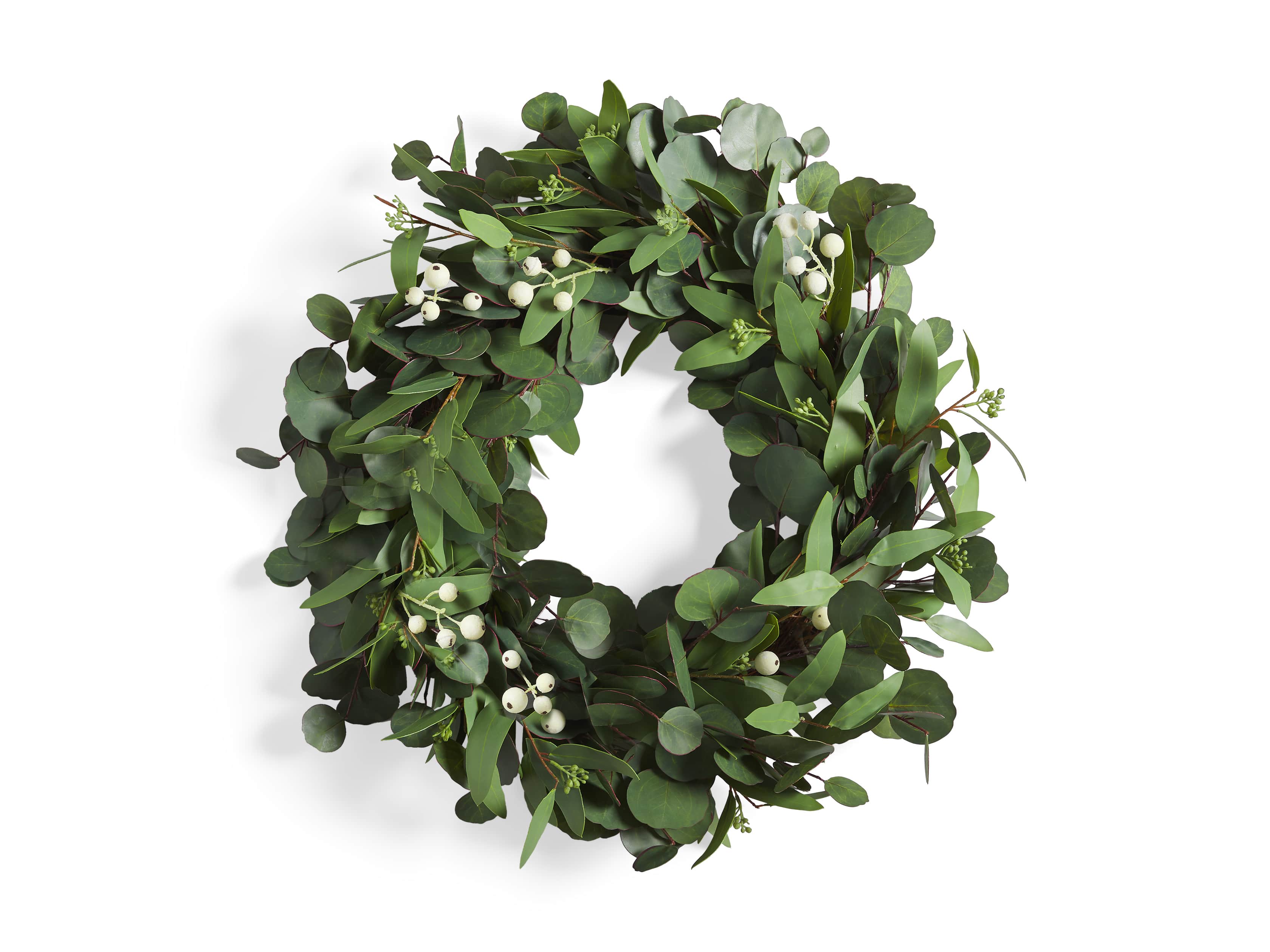 Faux Seeded Eucalyptus Wreath 24", slide 3 of 3