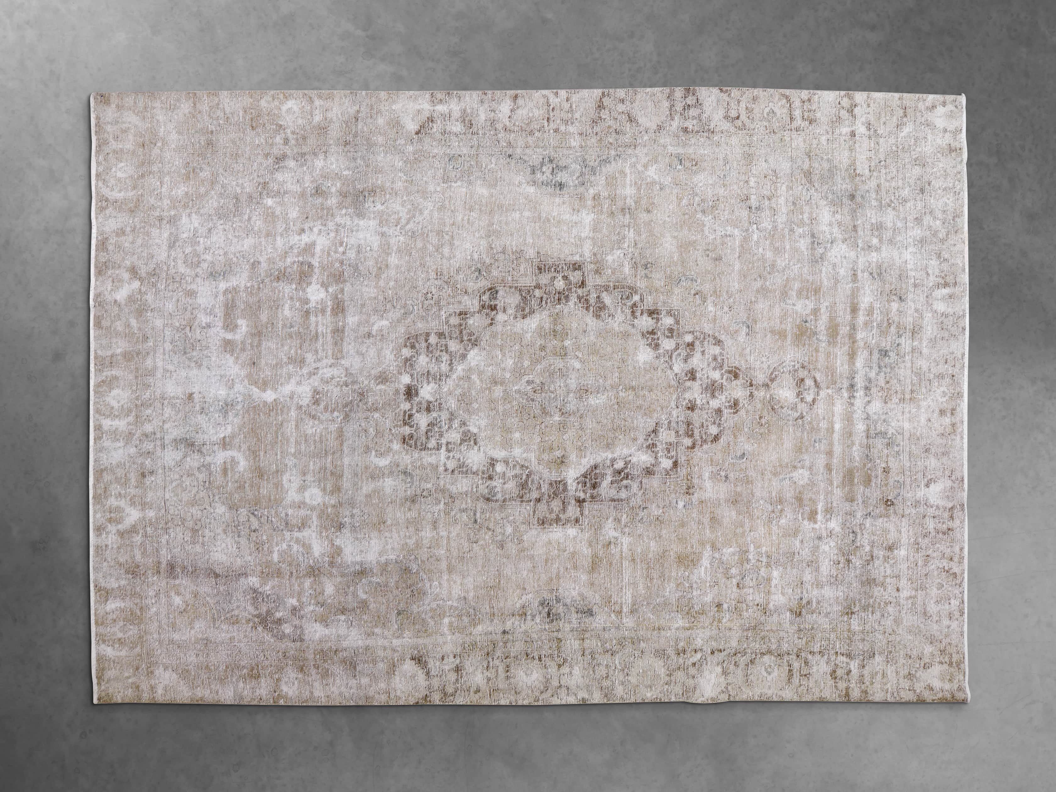 View the One of a Kind 8'6" x 12'2" Vintage Persian Rug