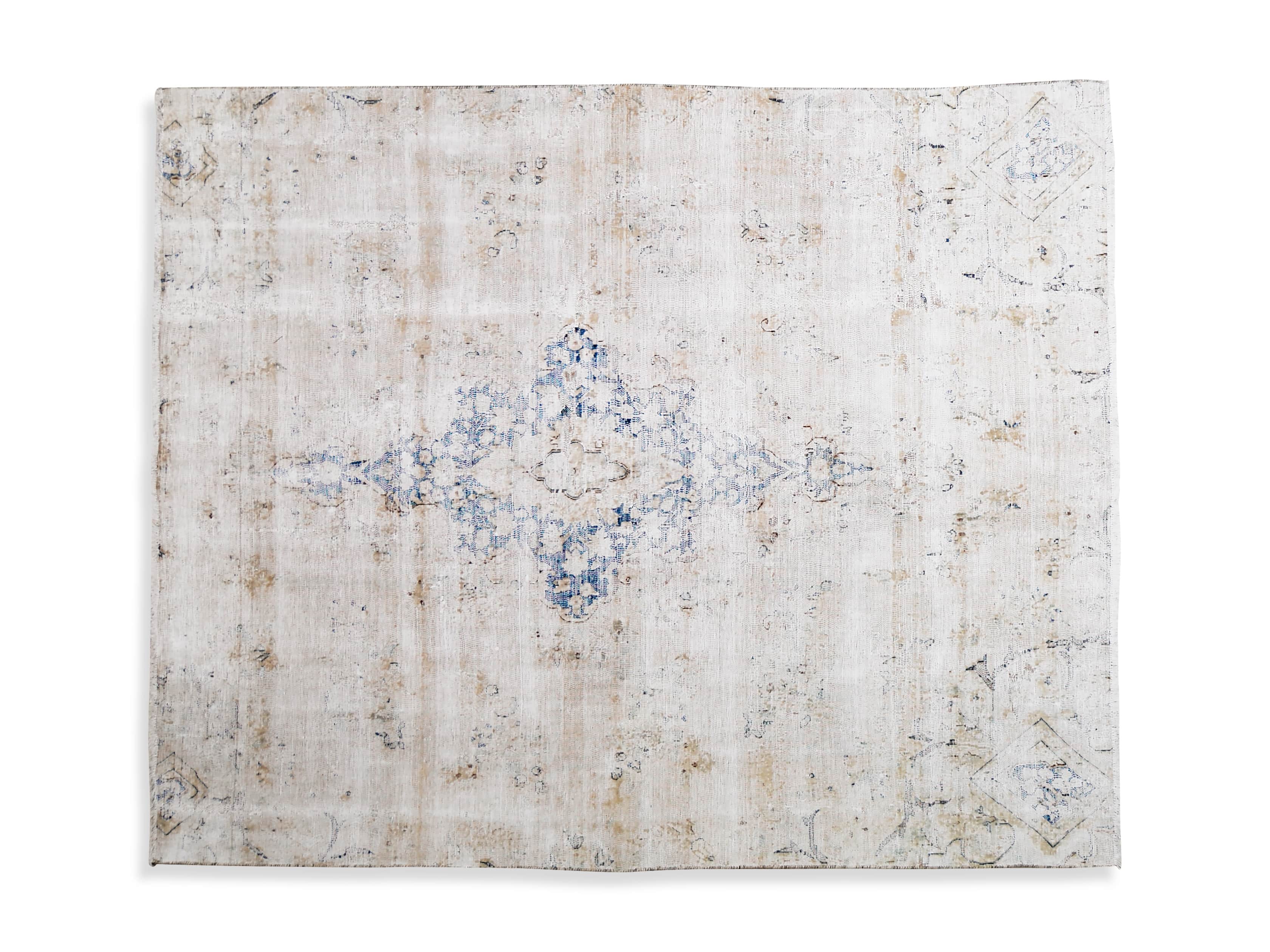 One of a Kind 6' x 7'5" Vintage Persian Rug, slide 4 of 4