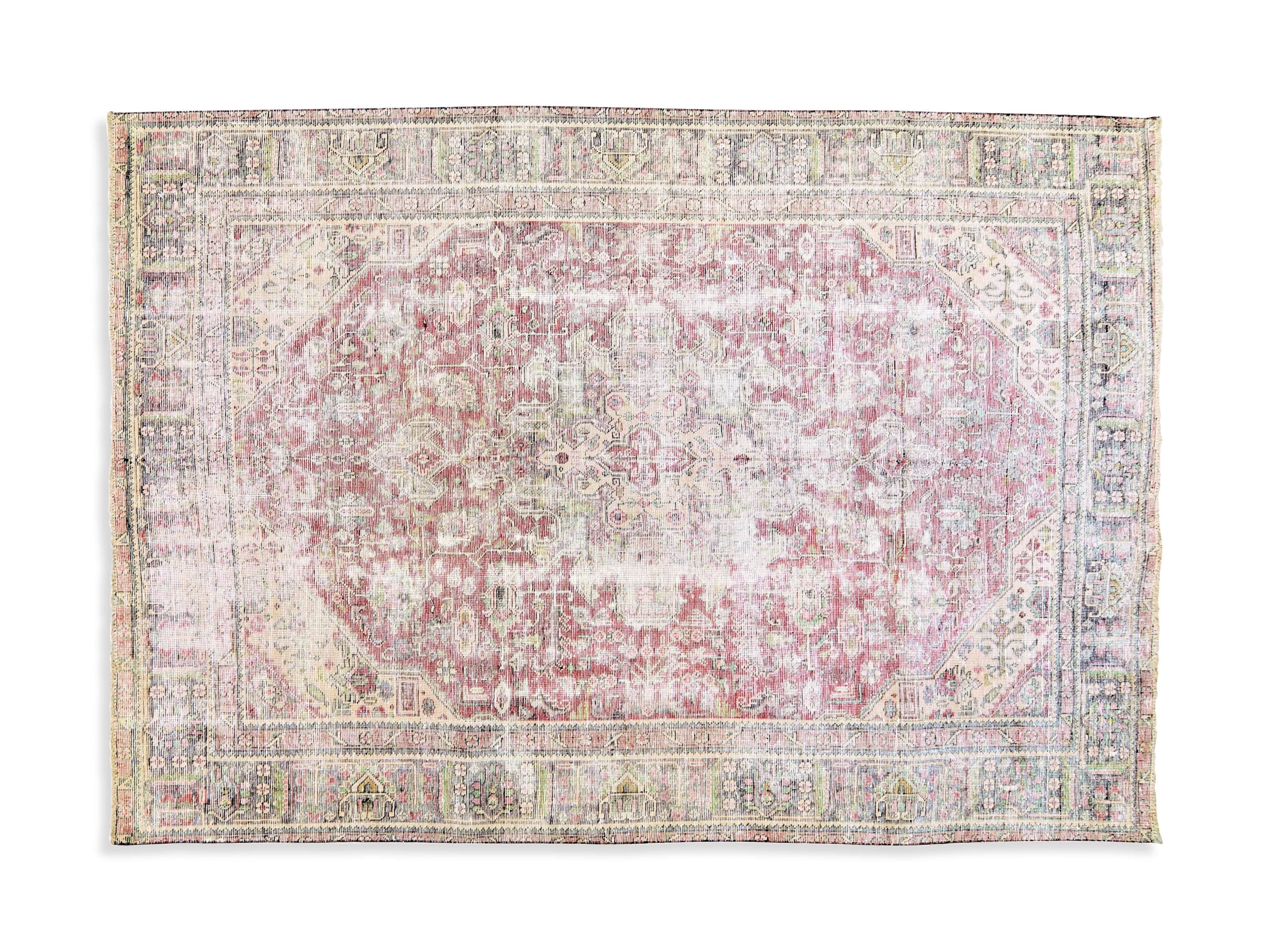 One of a Kind 6'2" x 9' Vintage Persian Rug, slide 4 of 4