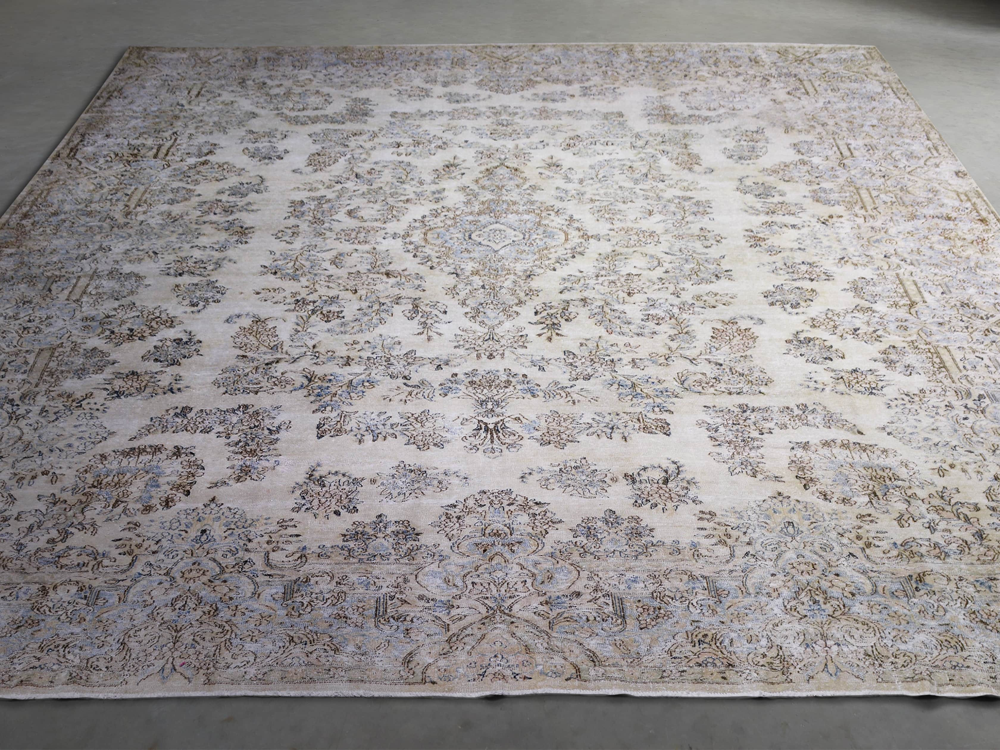 One of a Kind 10'9" x 15'7" Vintage Persian Rug, slide 3 of 4
