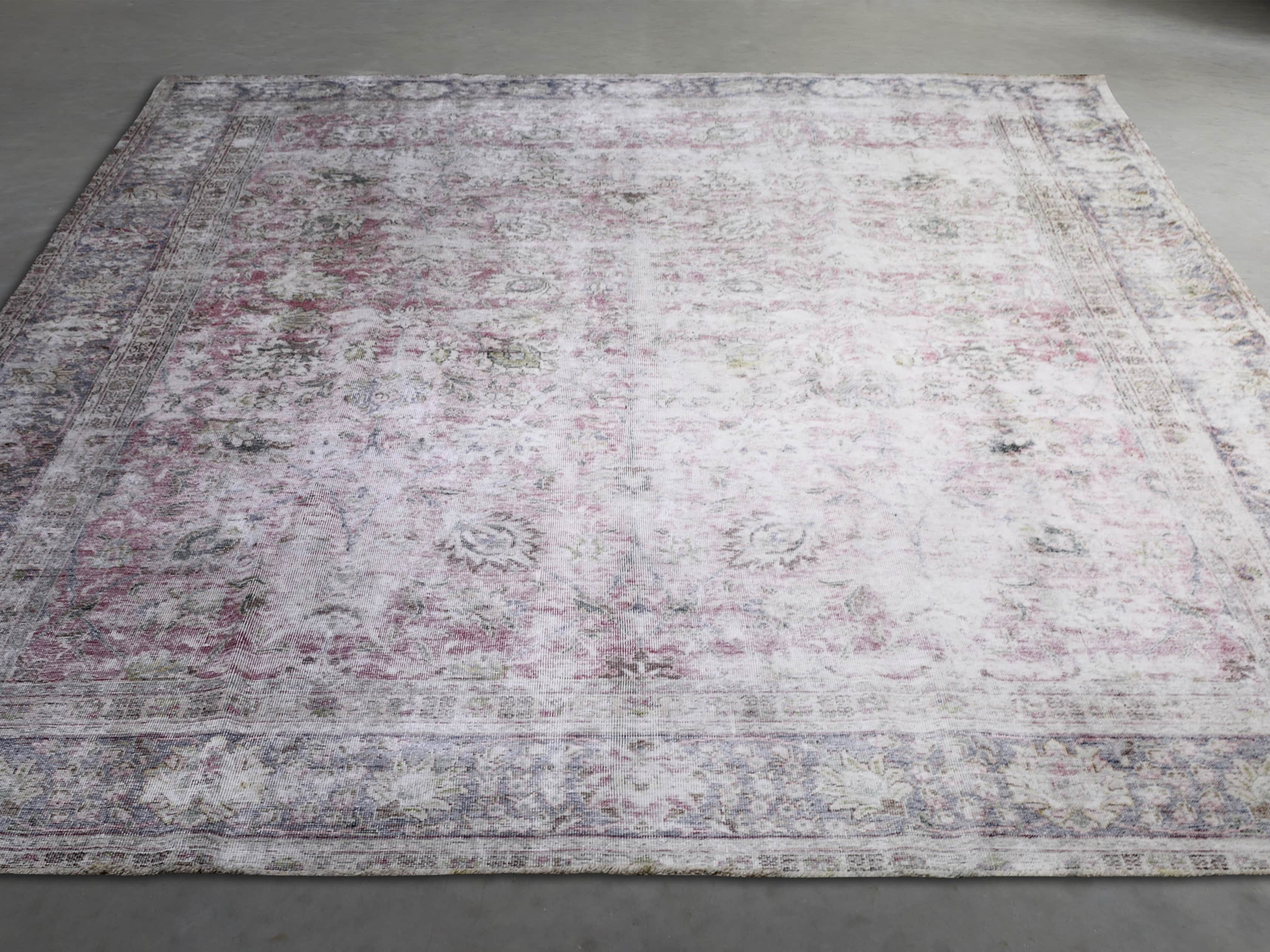 One of a Kind 9'1" x 12' Vintage Persian Rug, slide 3 of 4