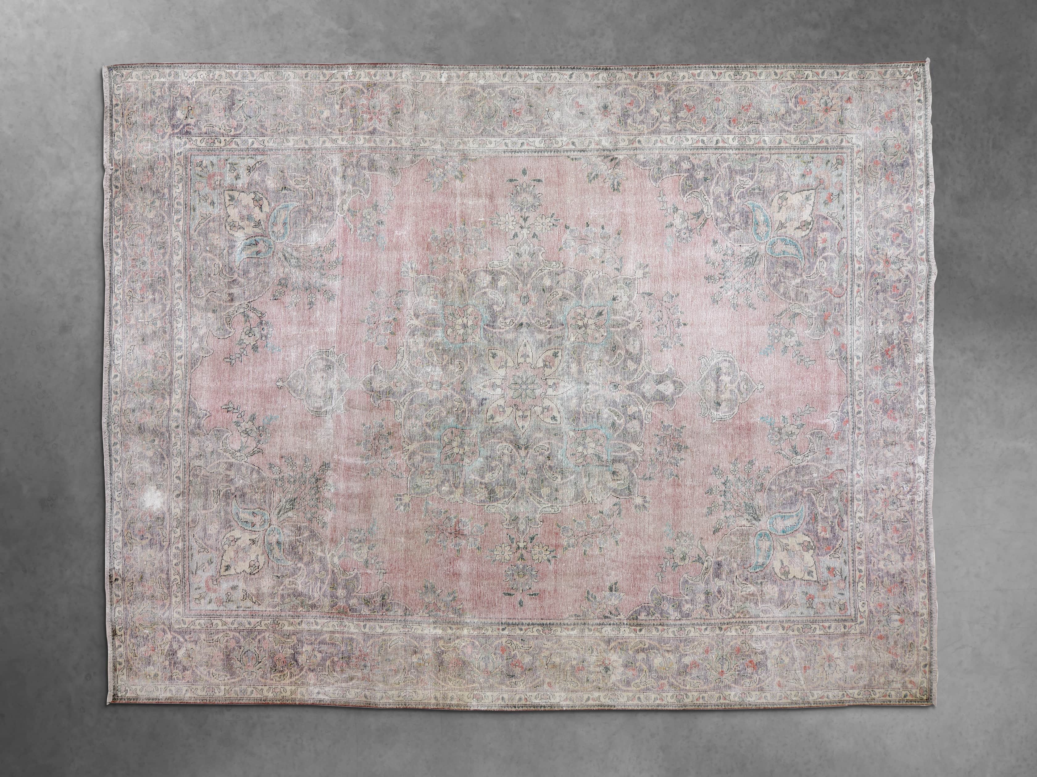 One of a Kind 9'7" x 12'6" Vintage Persian Rug, slide 2 of 4
