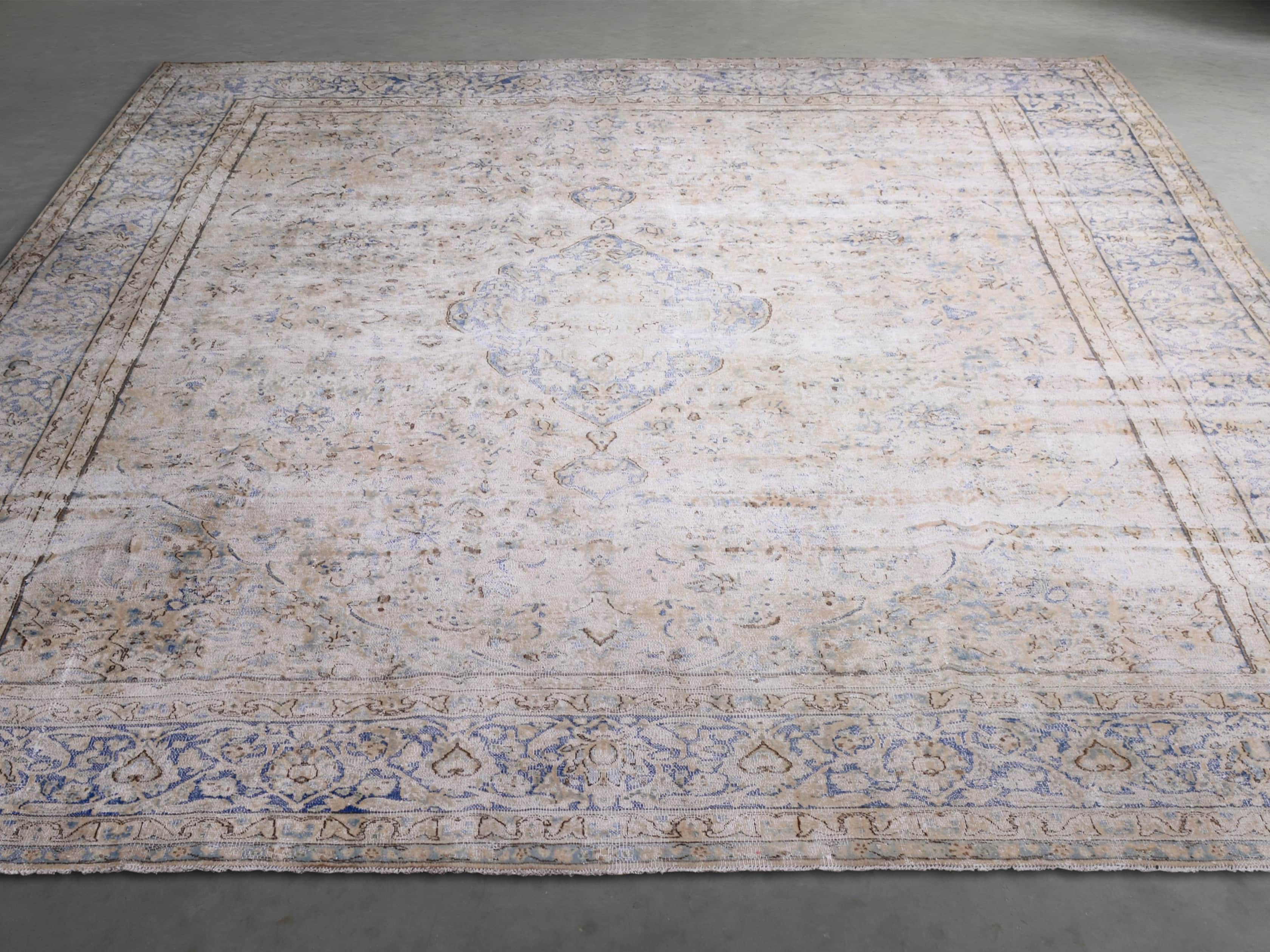 One of a Kind 9'9" x 13' Vintage Persian Rug, slide 3 of 4