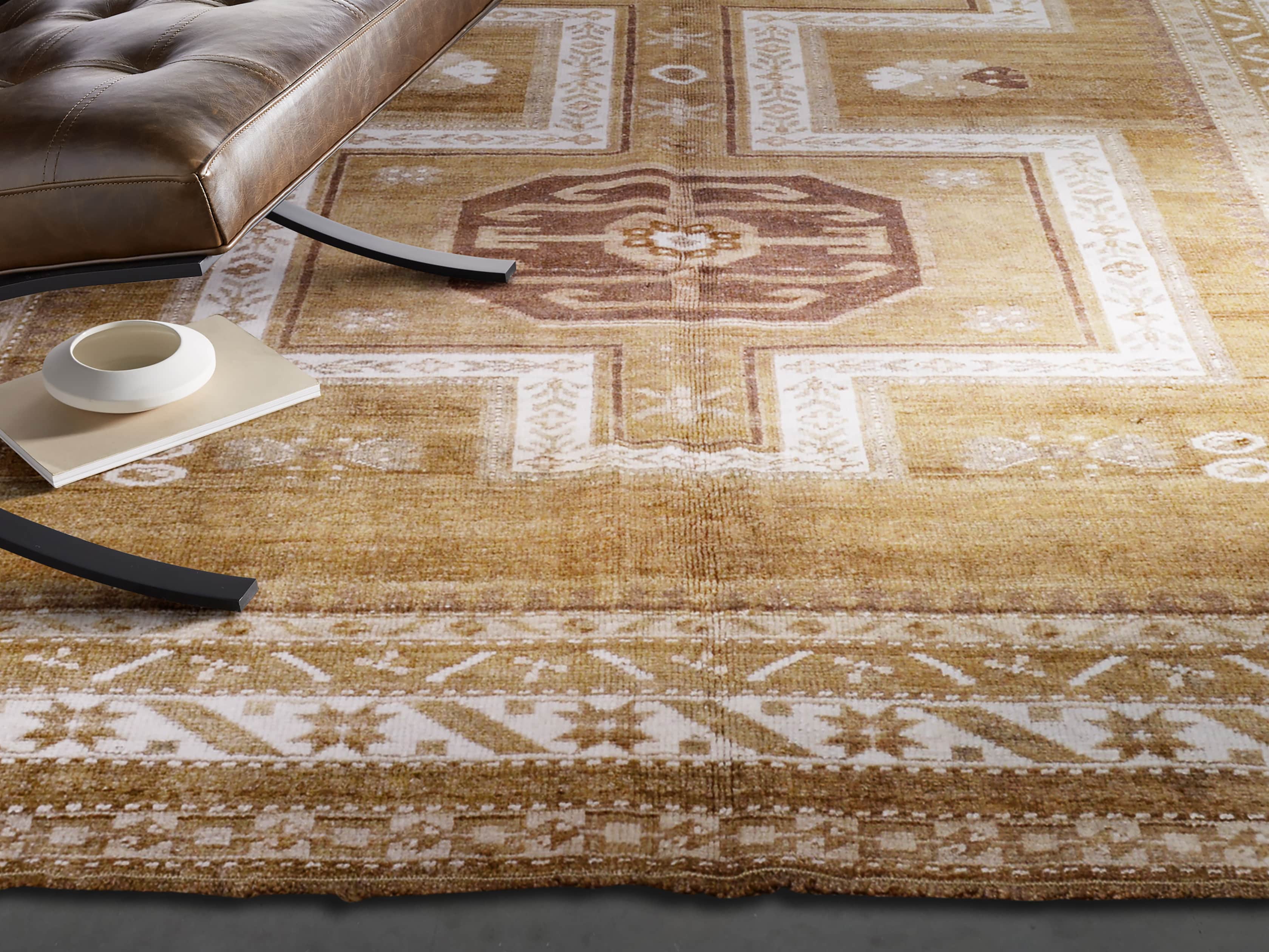 View the One of a Kind 6' x 7'7" Vintage Turkish Oushak Rug