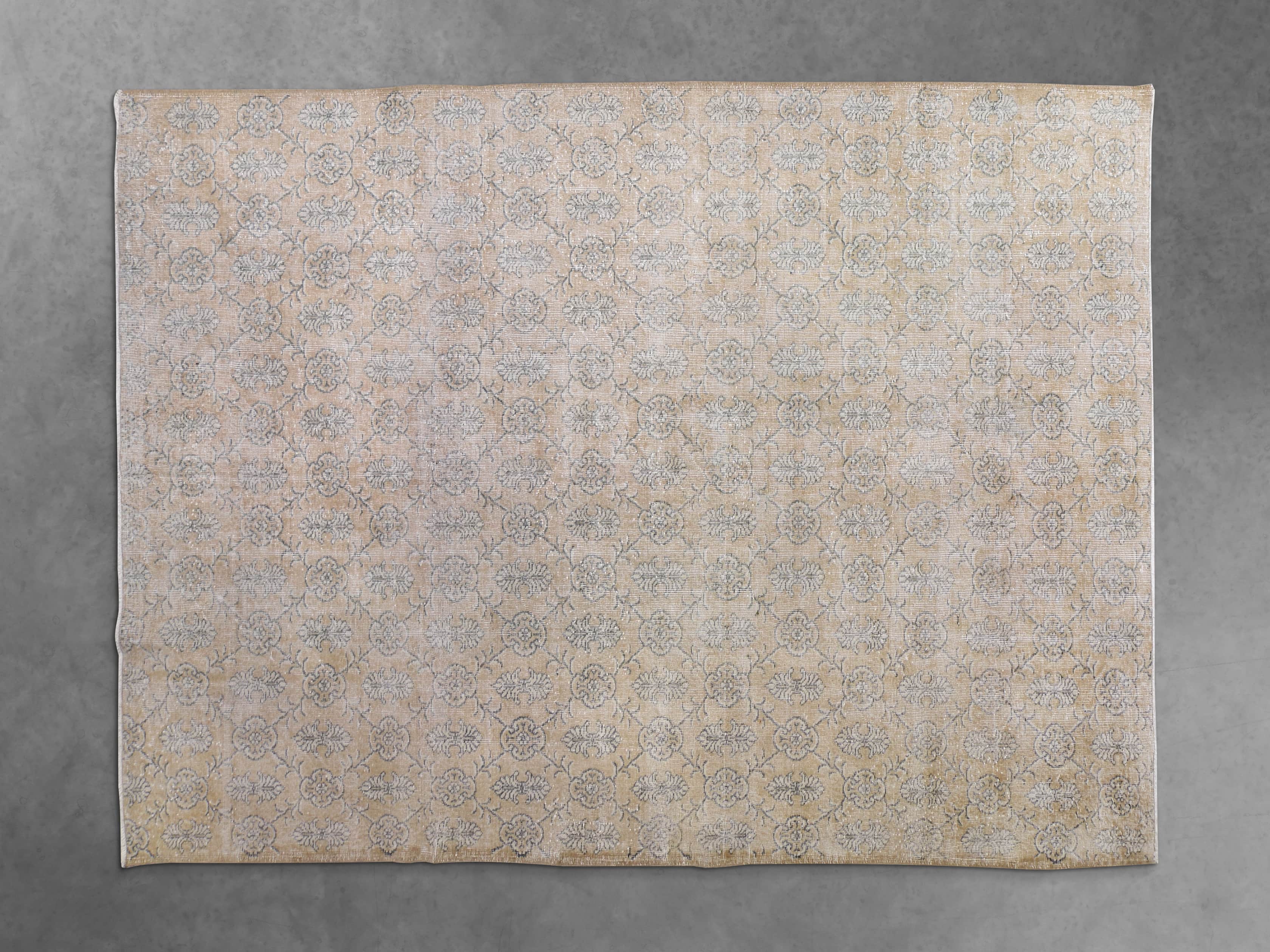 View the One of a Kind 7'6" x 10' Vintage Turkish Whitewash Rug