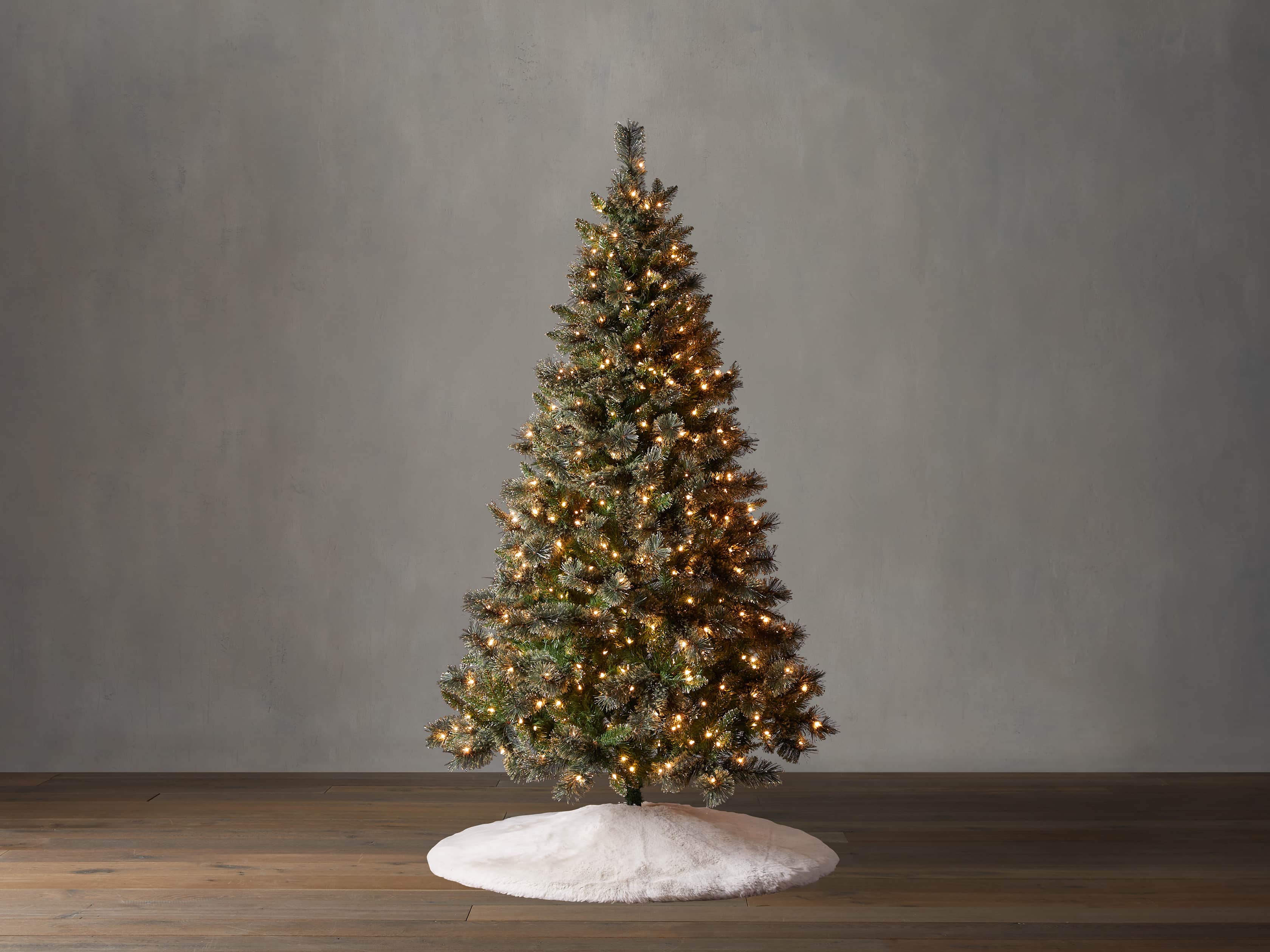 7.5' Pre-Lit Glitter Cashmere Tree, slide 1 of 4
