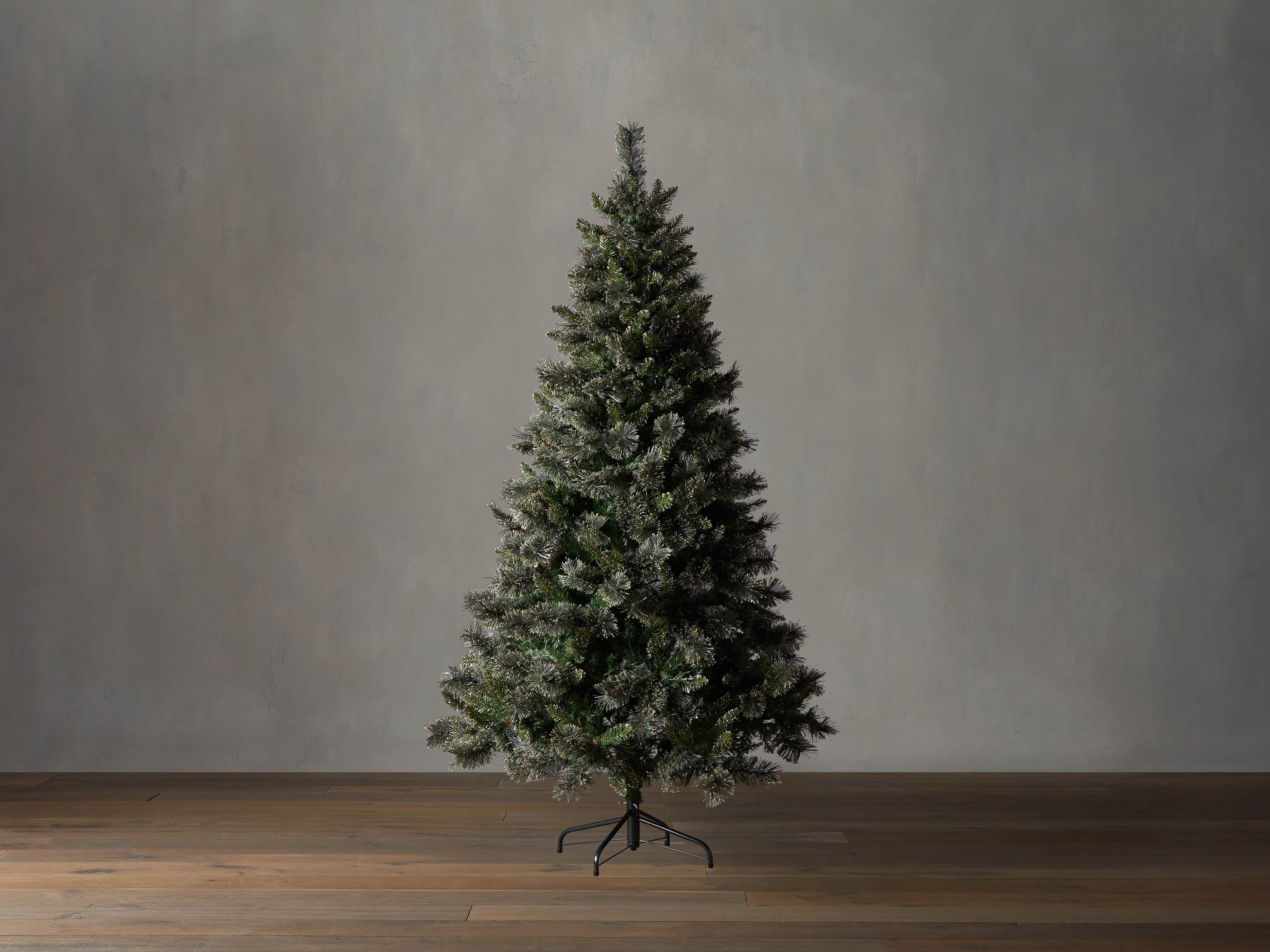 7.5' Pre-Lit Glitter Cashmere Tree, slide 2 of 4