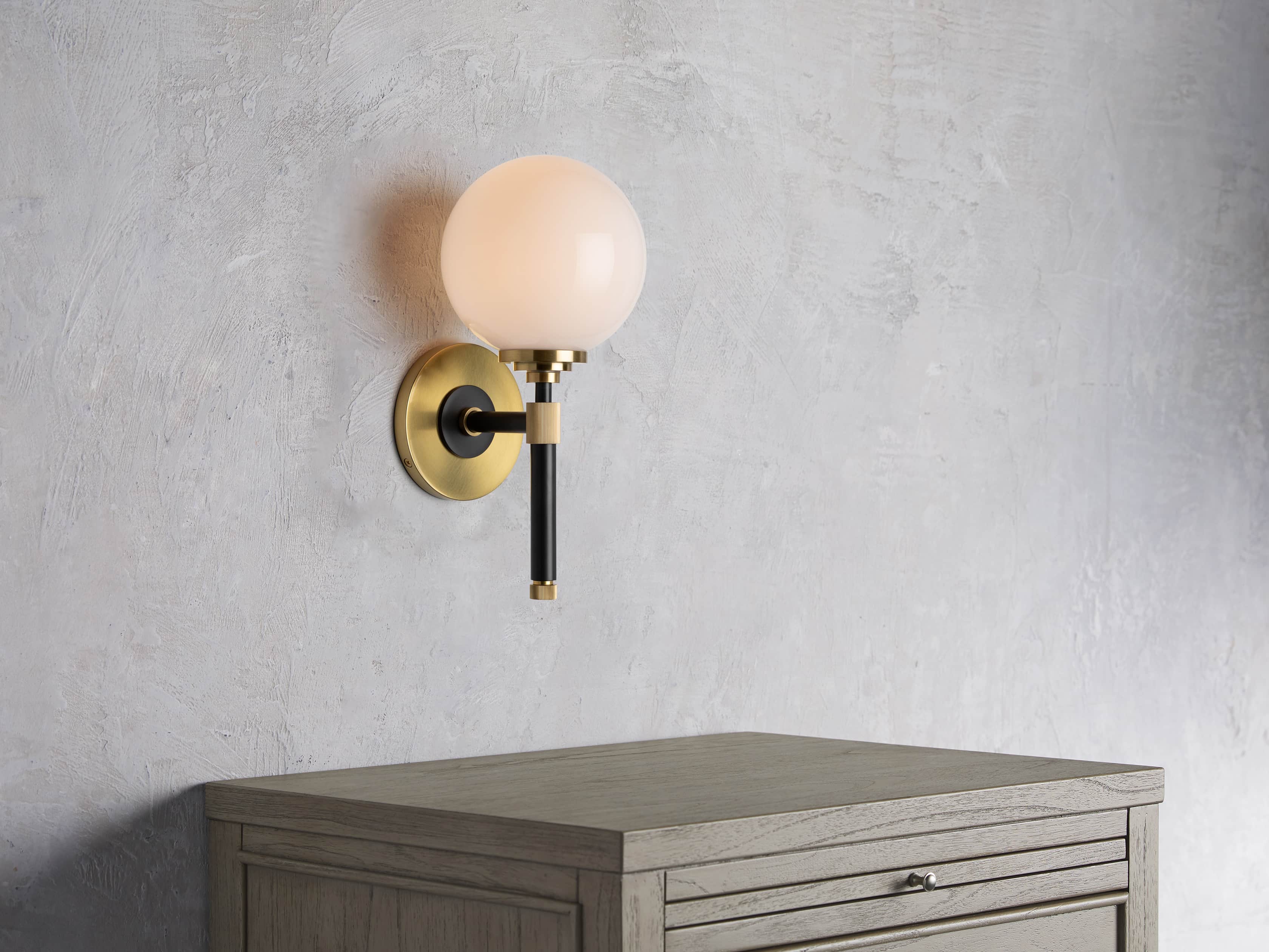 ALBANY GLOBE WALL SCONCE, slide 3 of 5