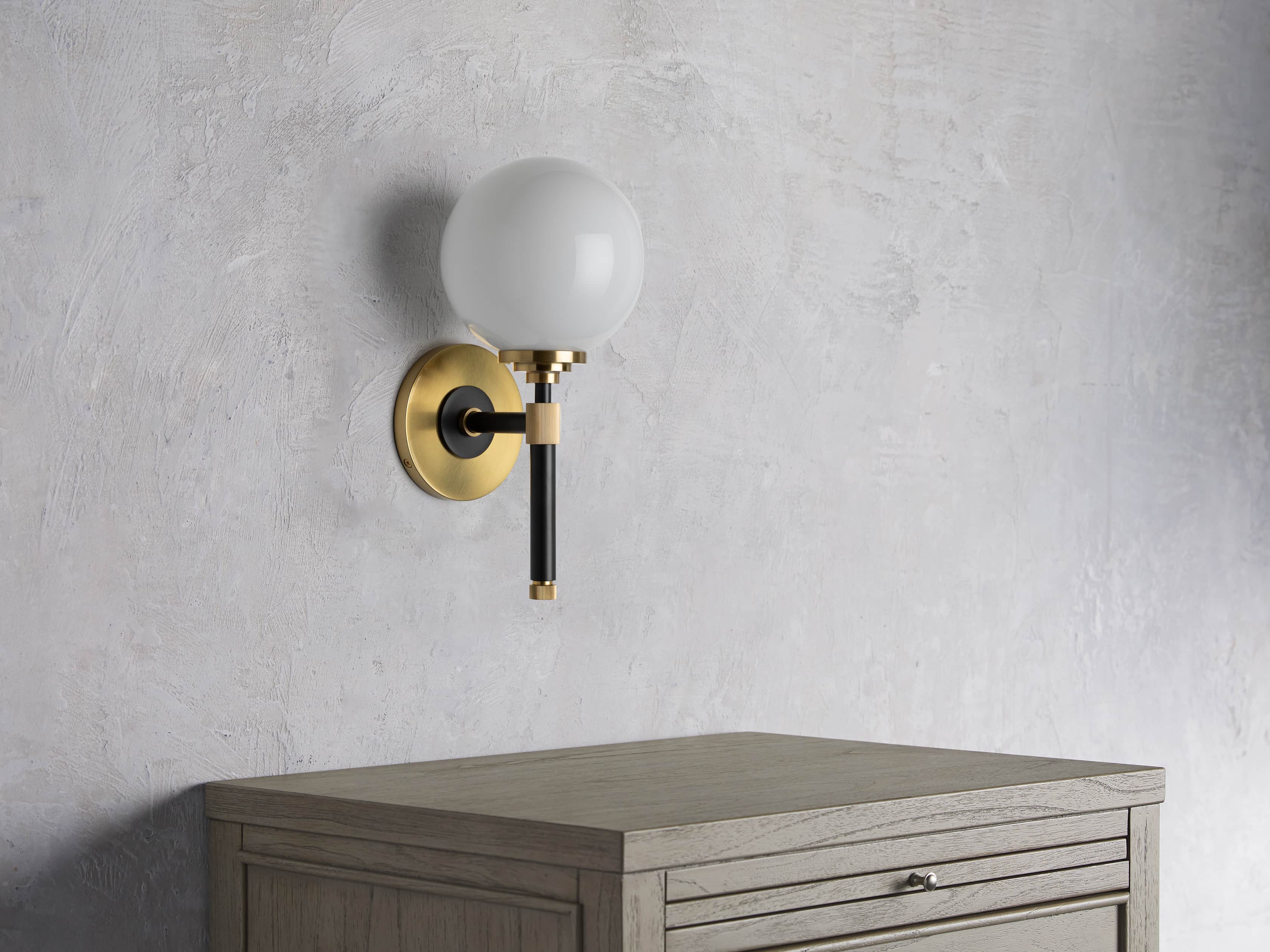 ALBANY GLOBE WALL SCONCE, slide 4 of 5