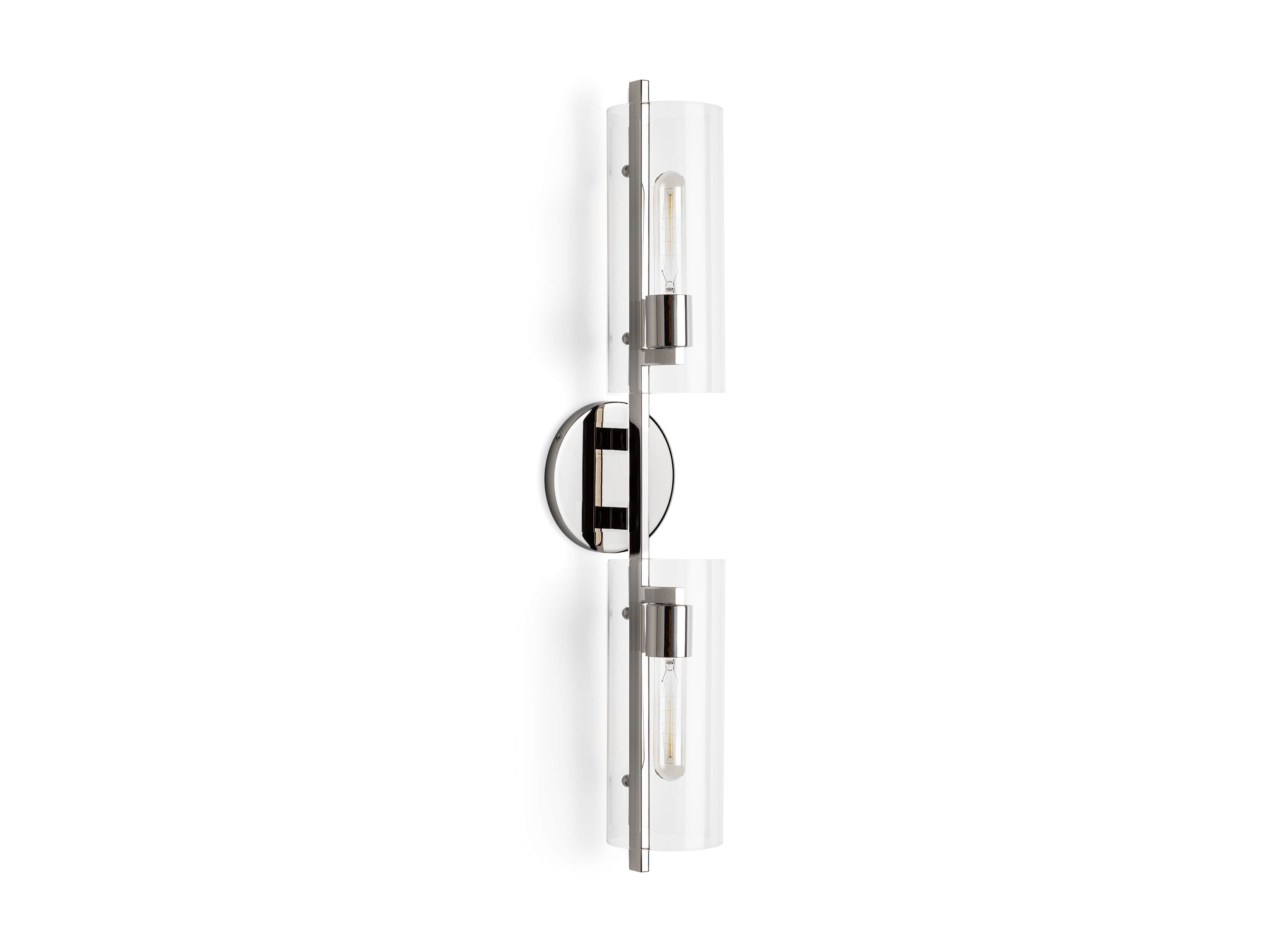 Kendrick 2-Light Sconce in Nickel, slide 5 of 5
