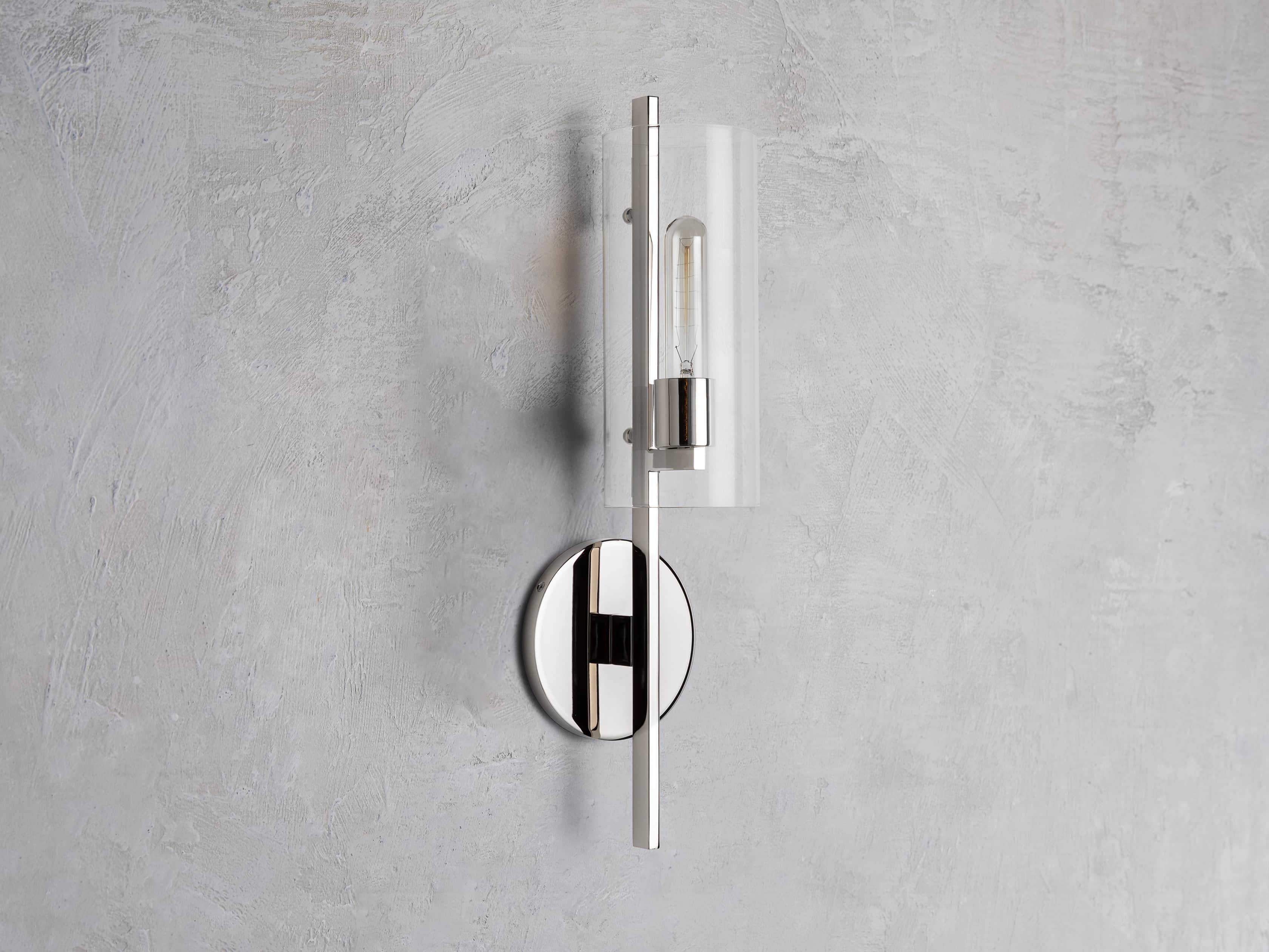 Kendrick Sconce in Nickel, slide 2 of 5