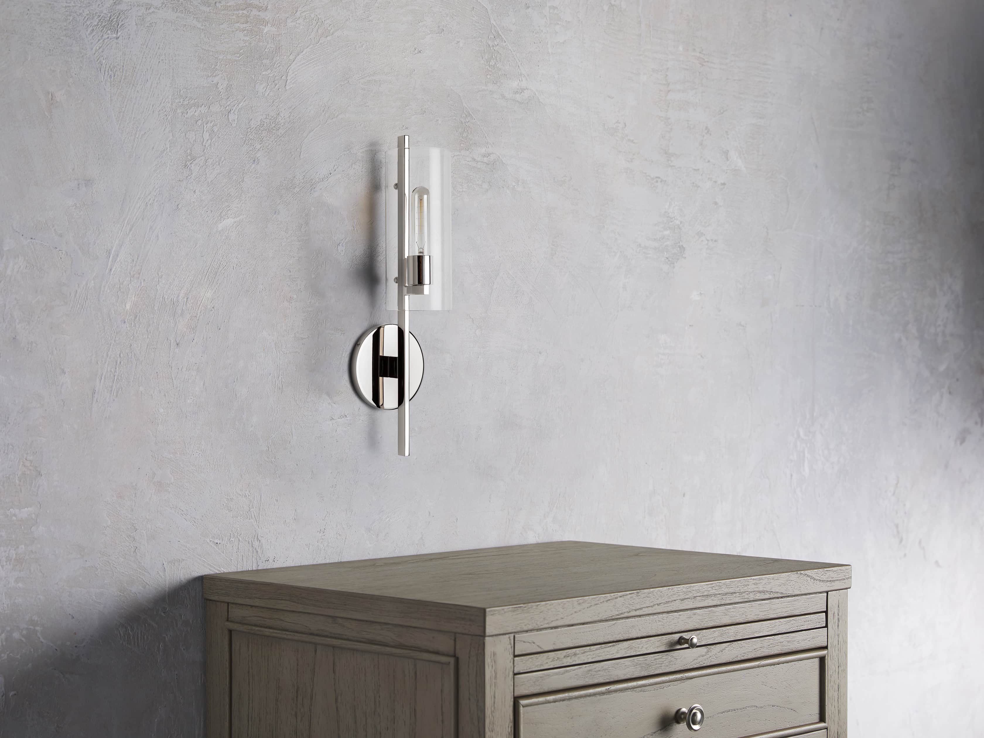Kendrick Sconce in Nickel, slide 4 of 5