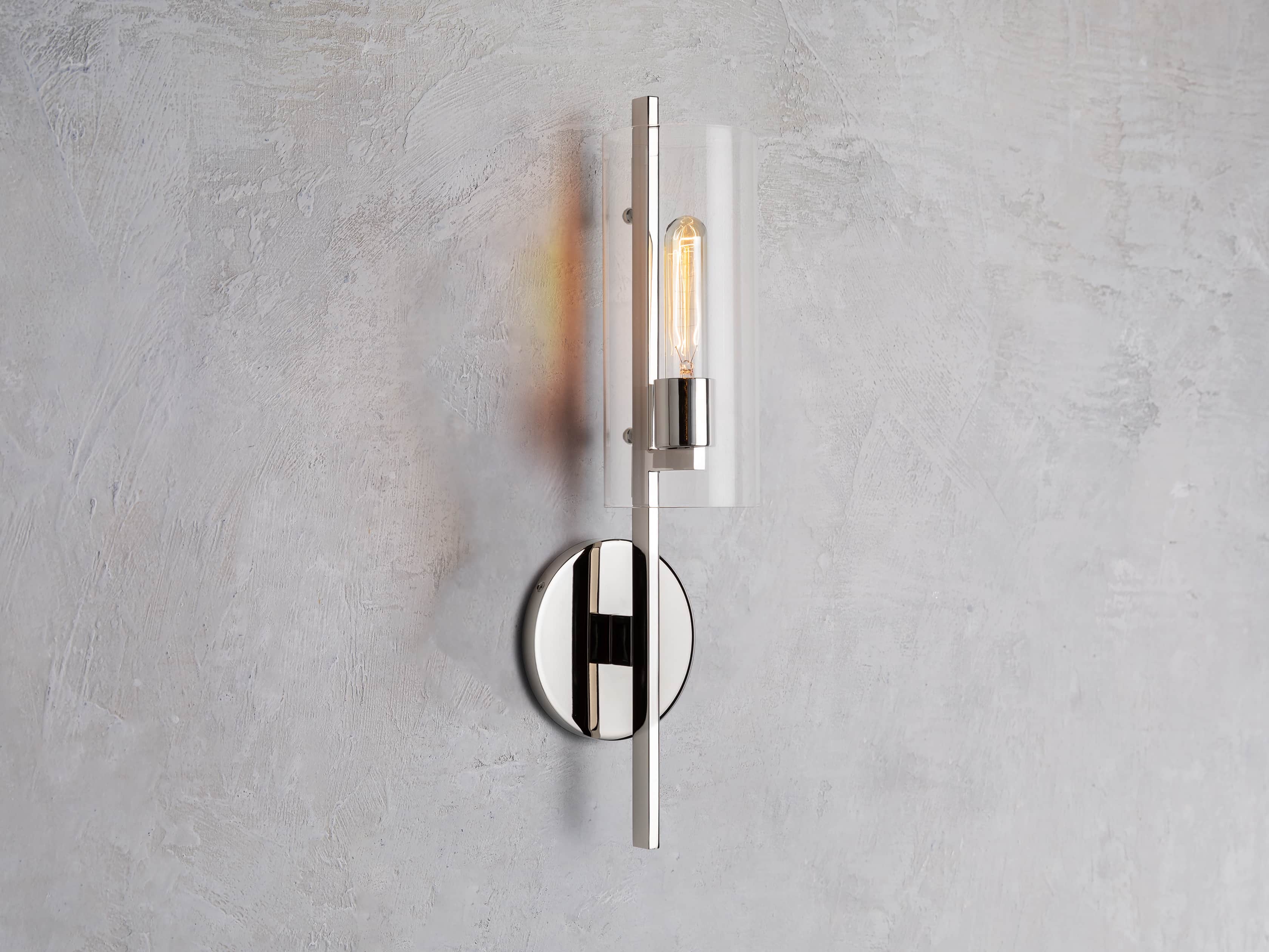 Kendrick Sconce in Polished Nickel Arhaus