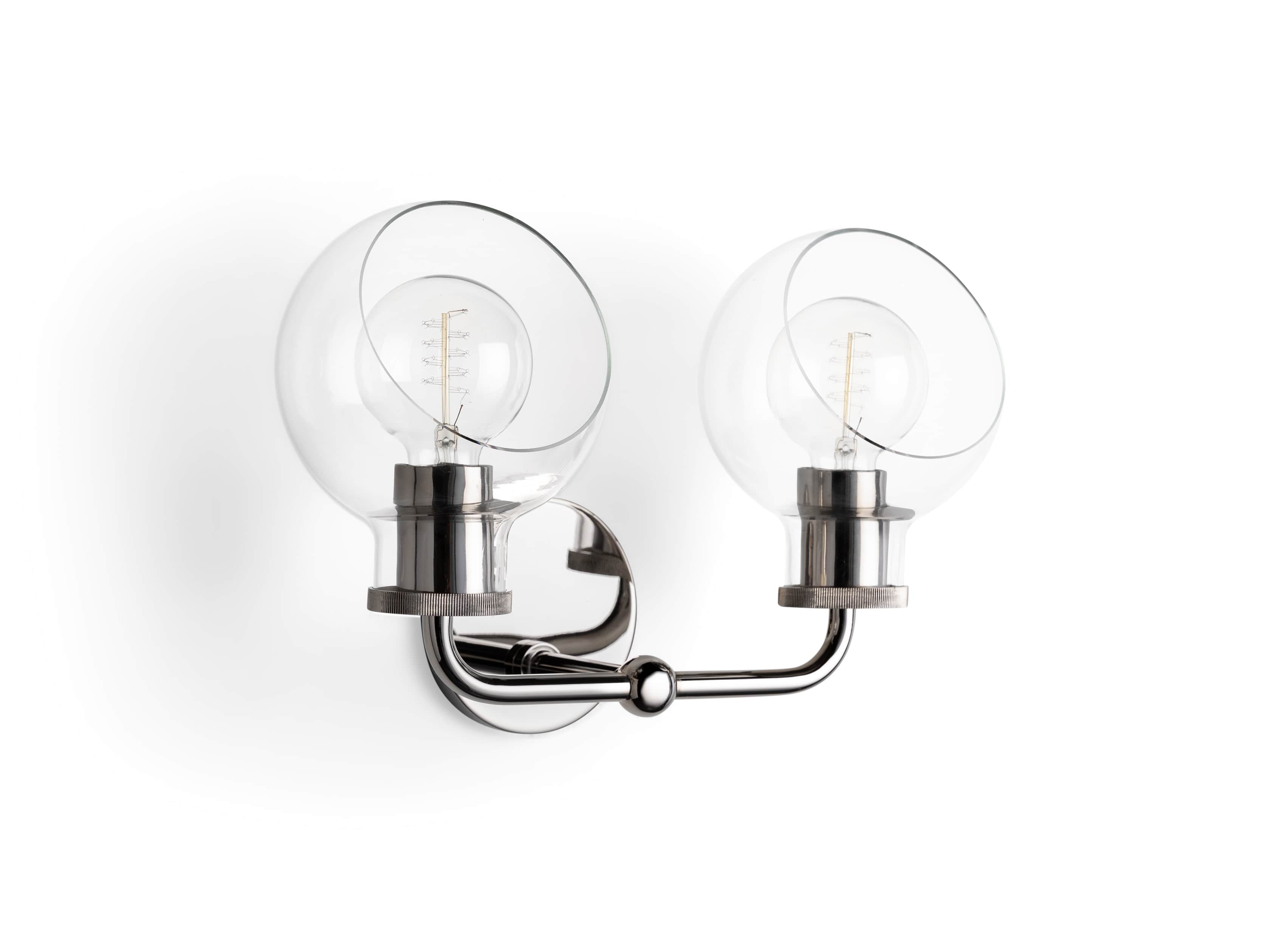 Maisie 2-Light Vanity Sconce in Nickel, slide 3 of 3