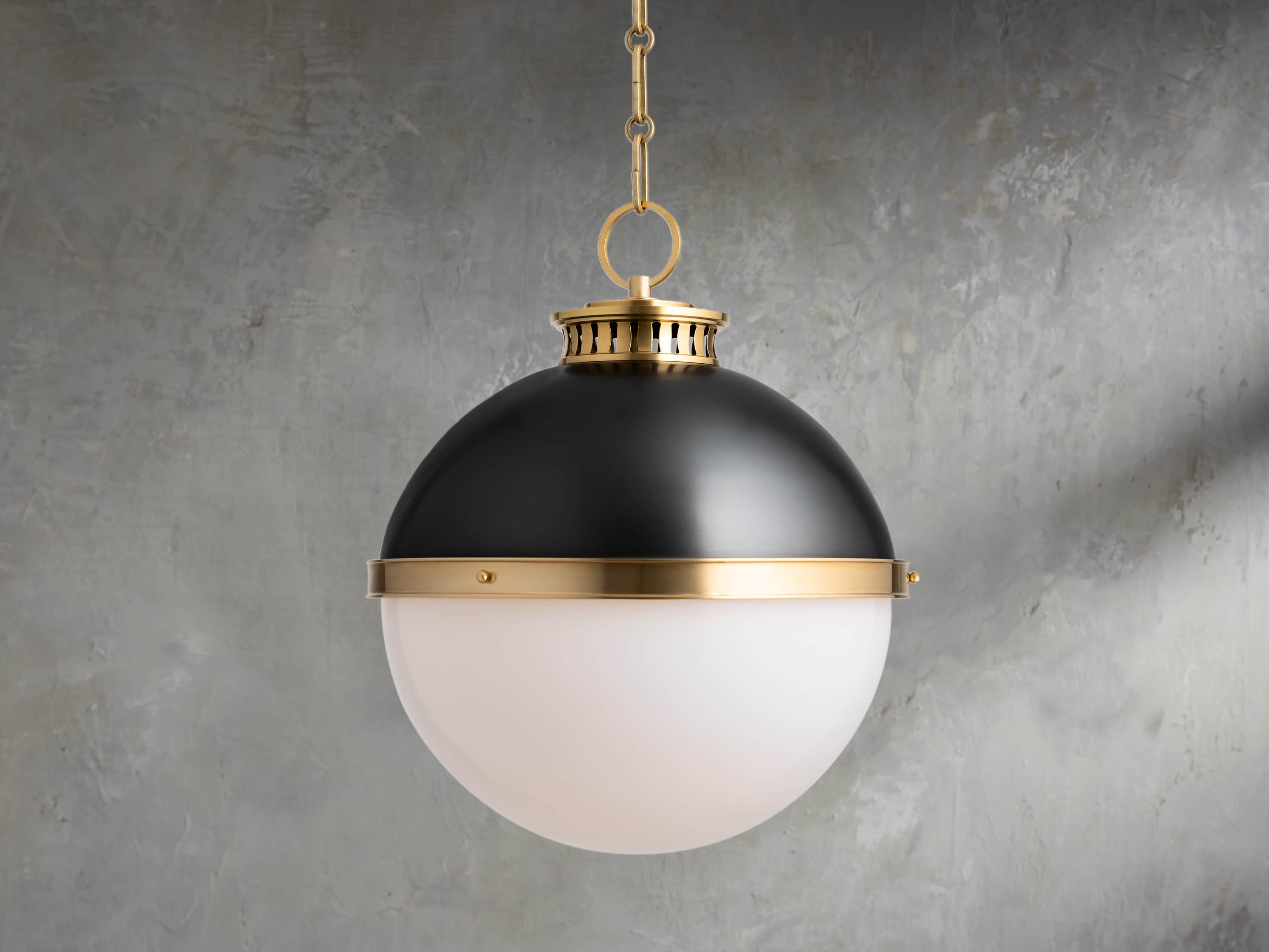 arhaus globe pendant