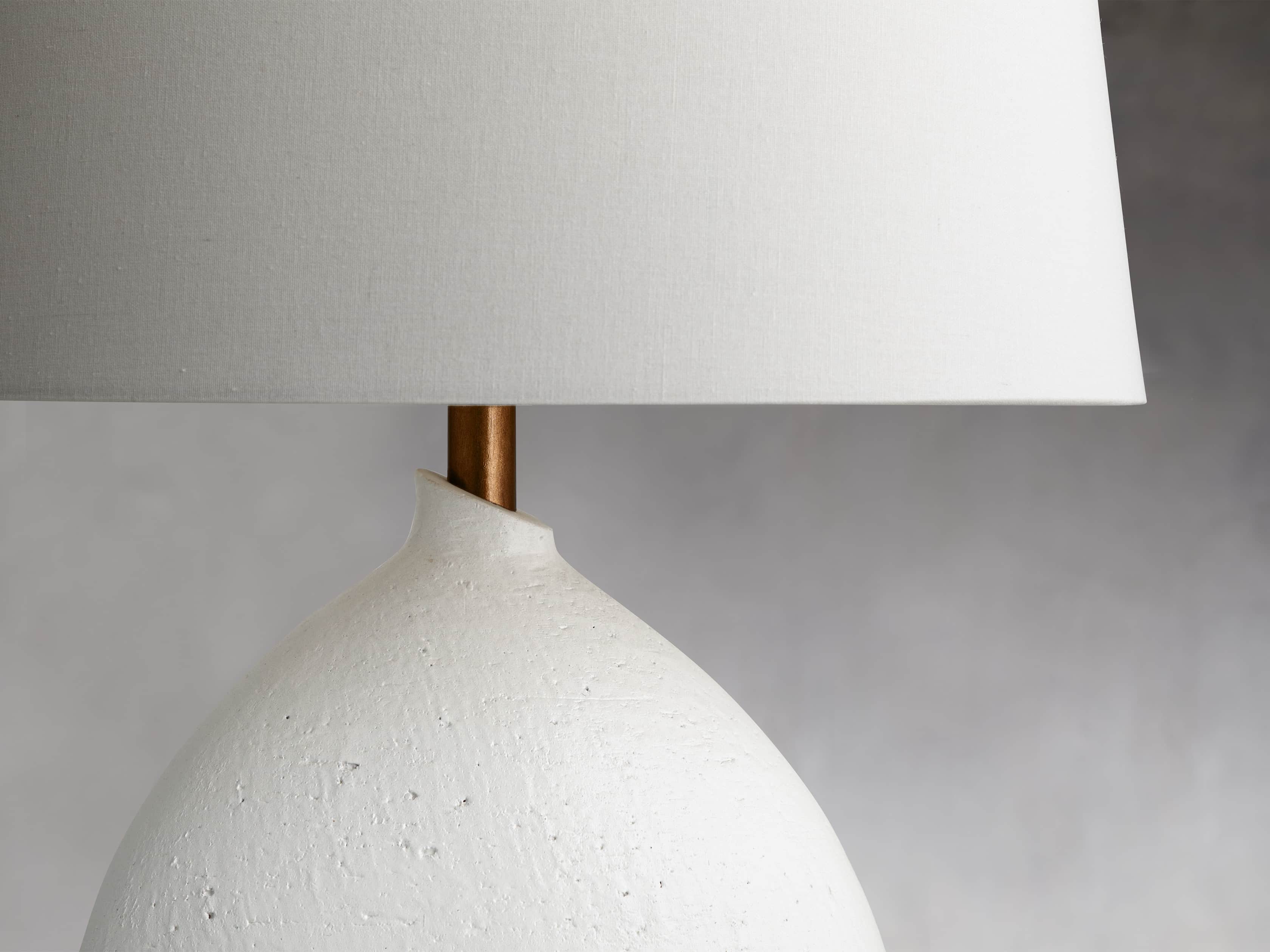 Khan Table Lamp in White, slide 2 of 3