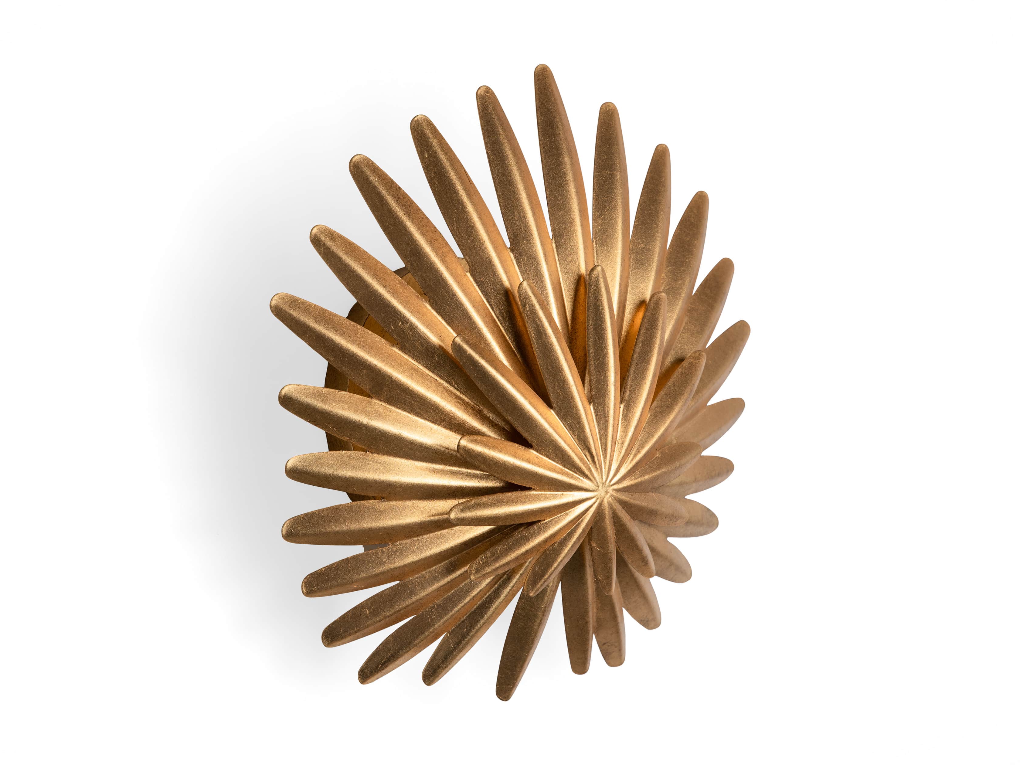ESME GOLD LEAF WALL SCONCE, slide 5 of 5