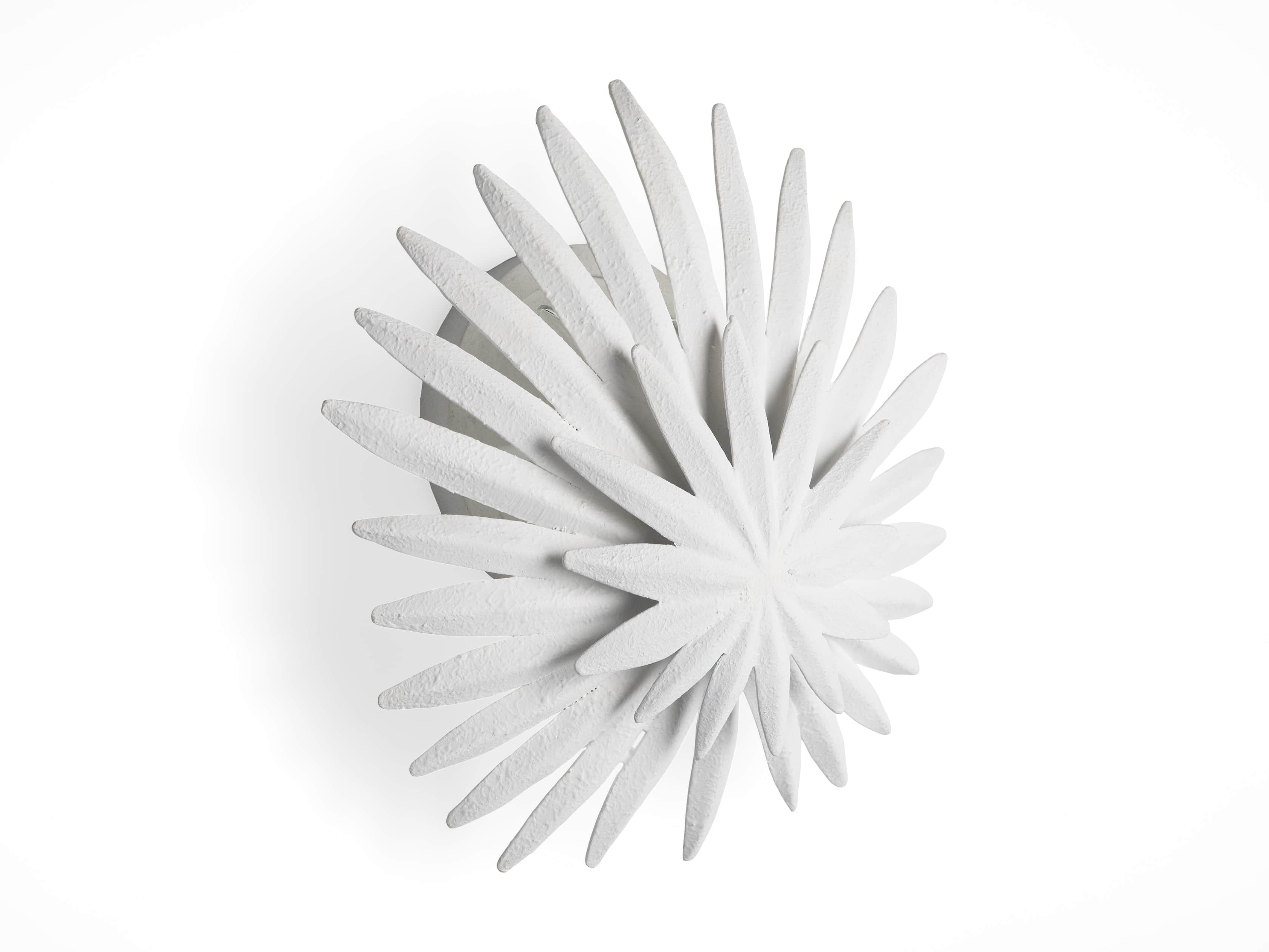 ESME WHITE GESSO WALL SCONCE, slide 5 of 5