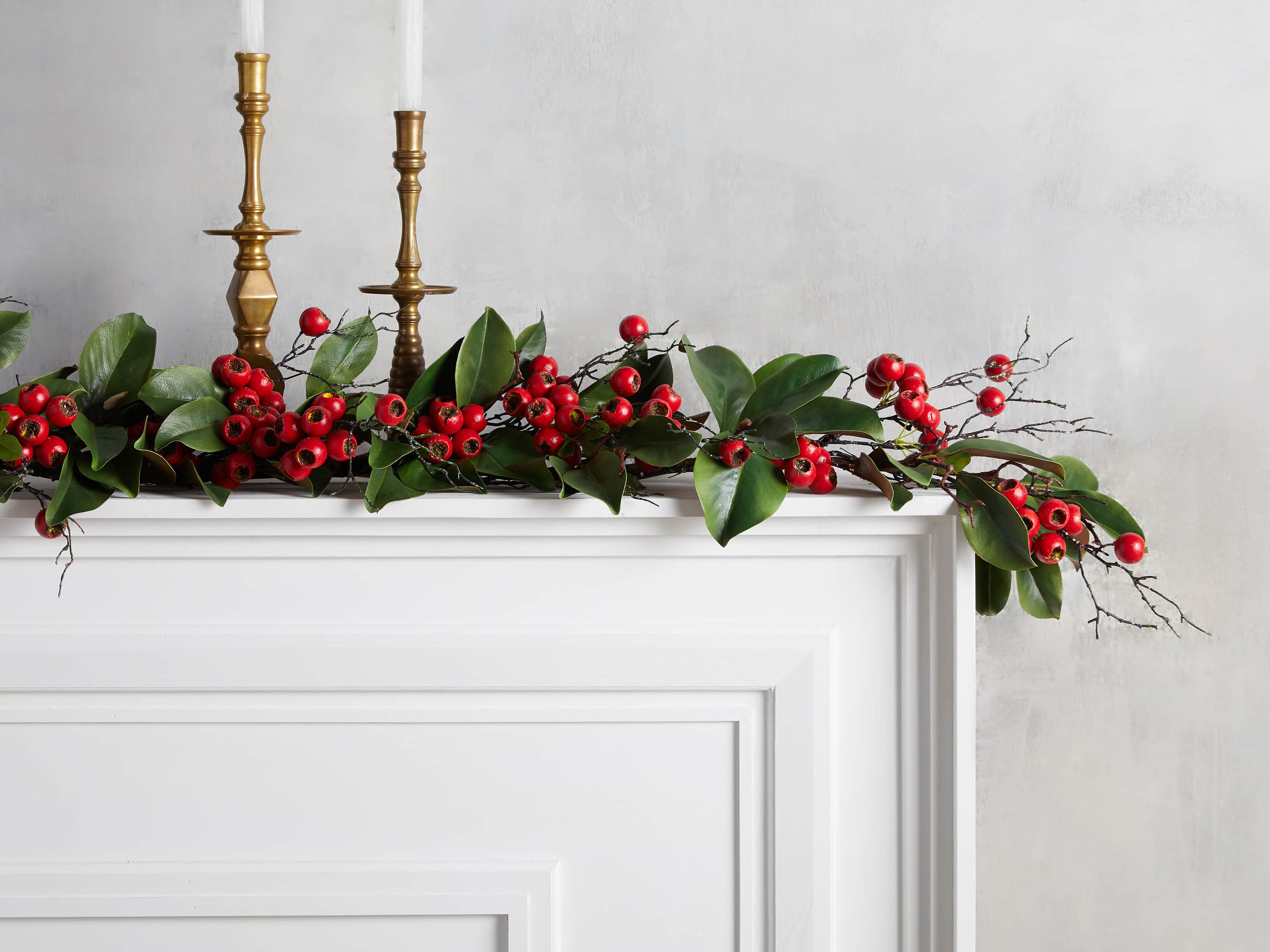 Faux Holiday Deluxe Garland, slide 1 of 2