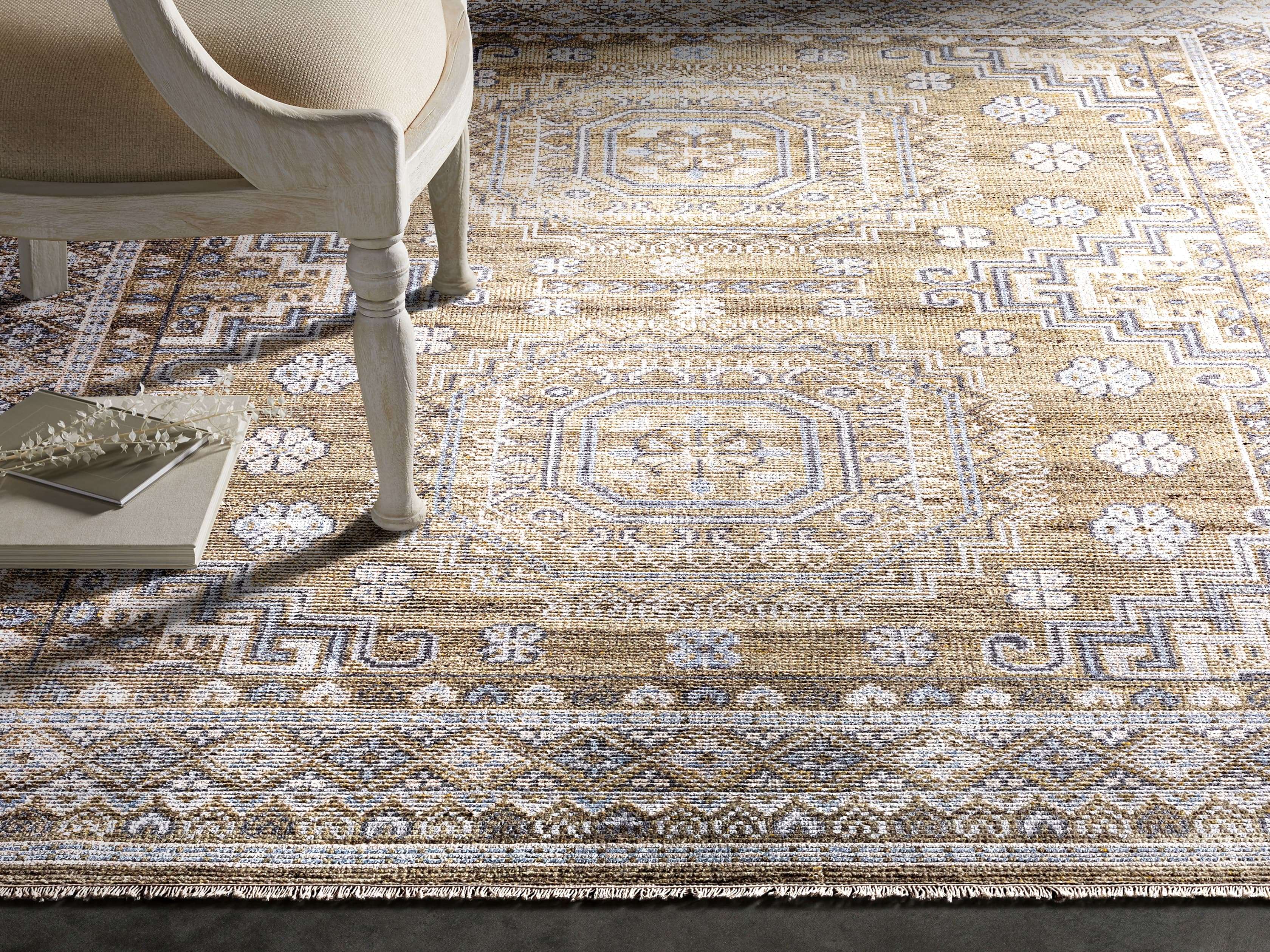 8'10 X 12 Adella Gold Rug