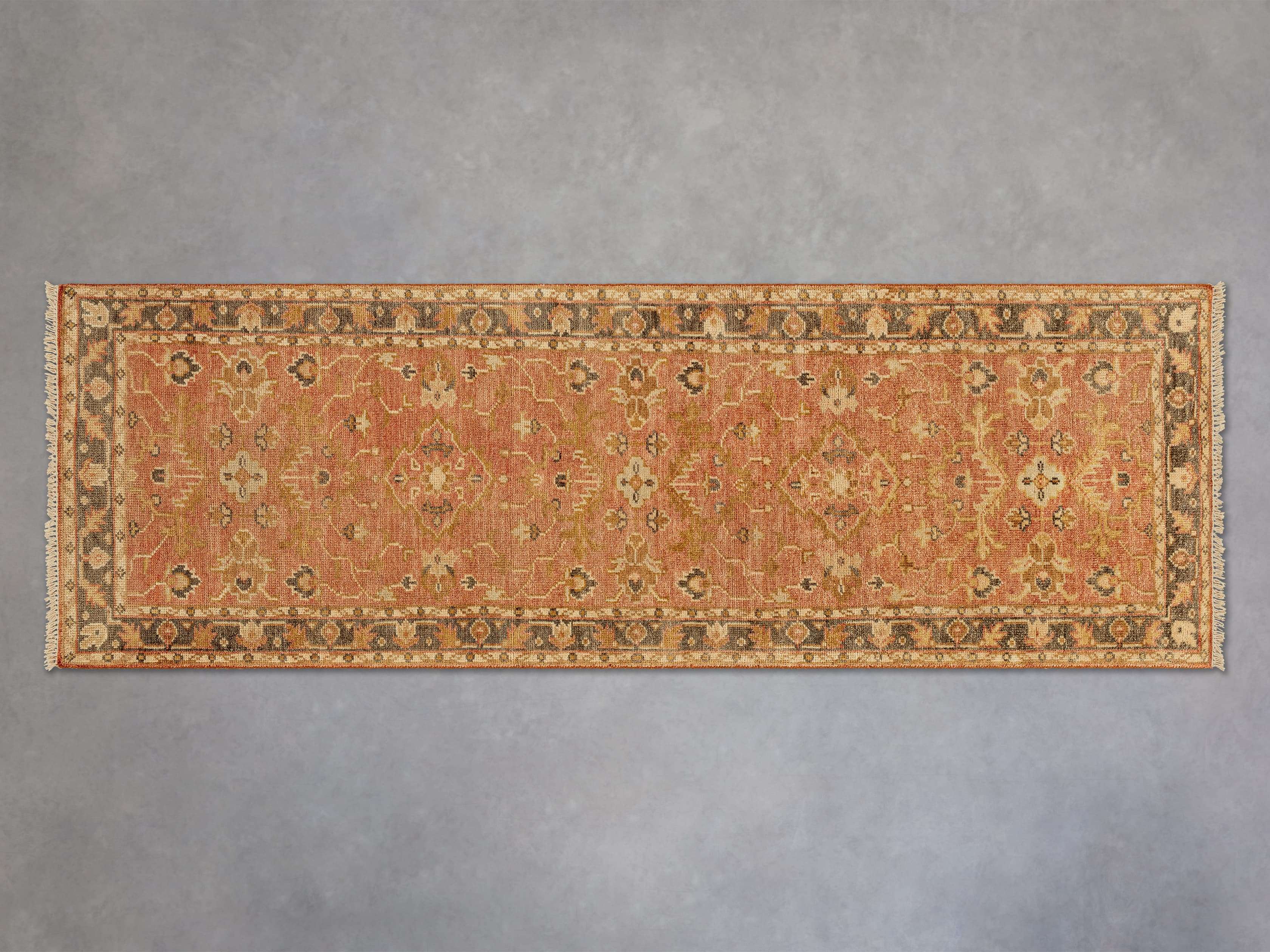 2'6 X 8 Bexley Rust Runner Rug