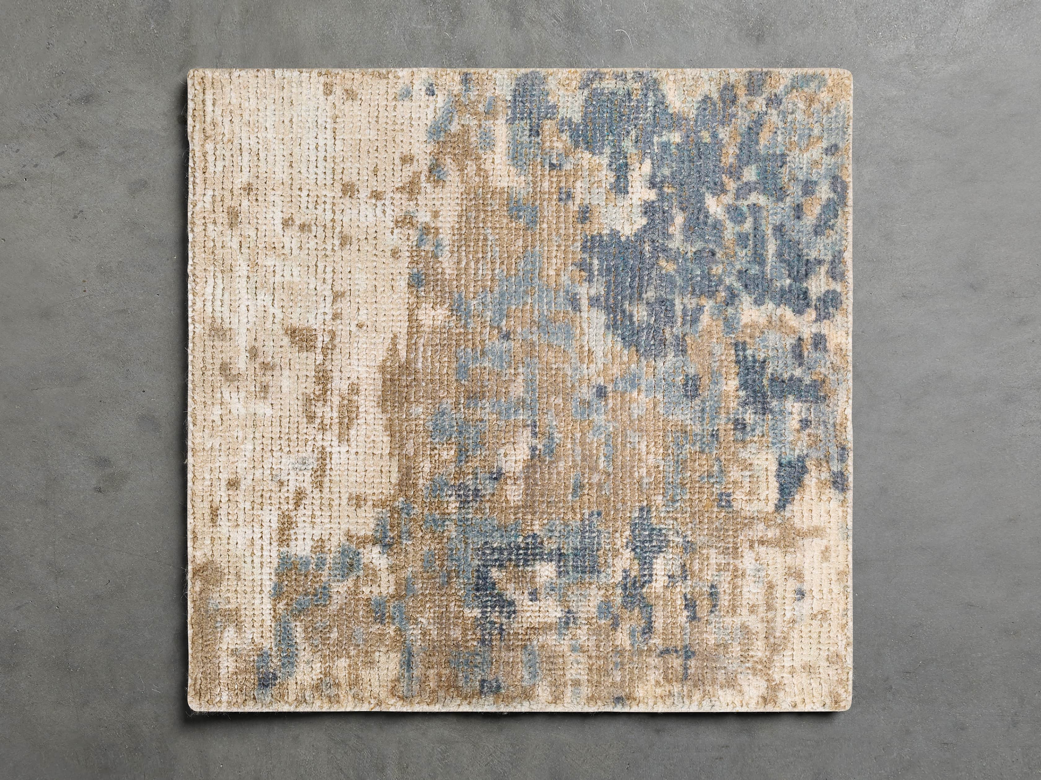 18X18 LYNDEN BLUE RUG SWATCH, slide 1 of 1