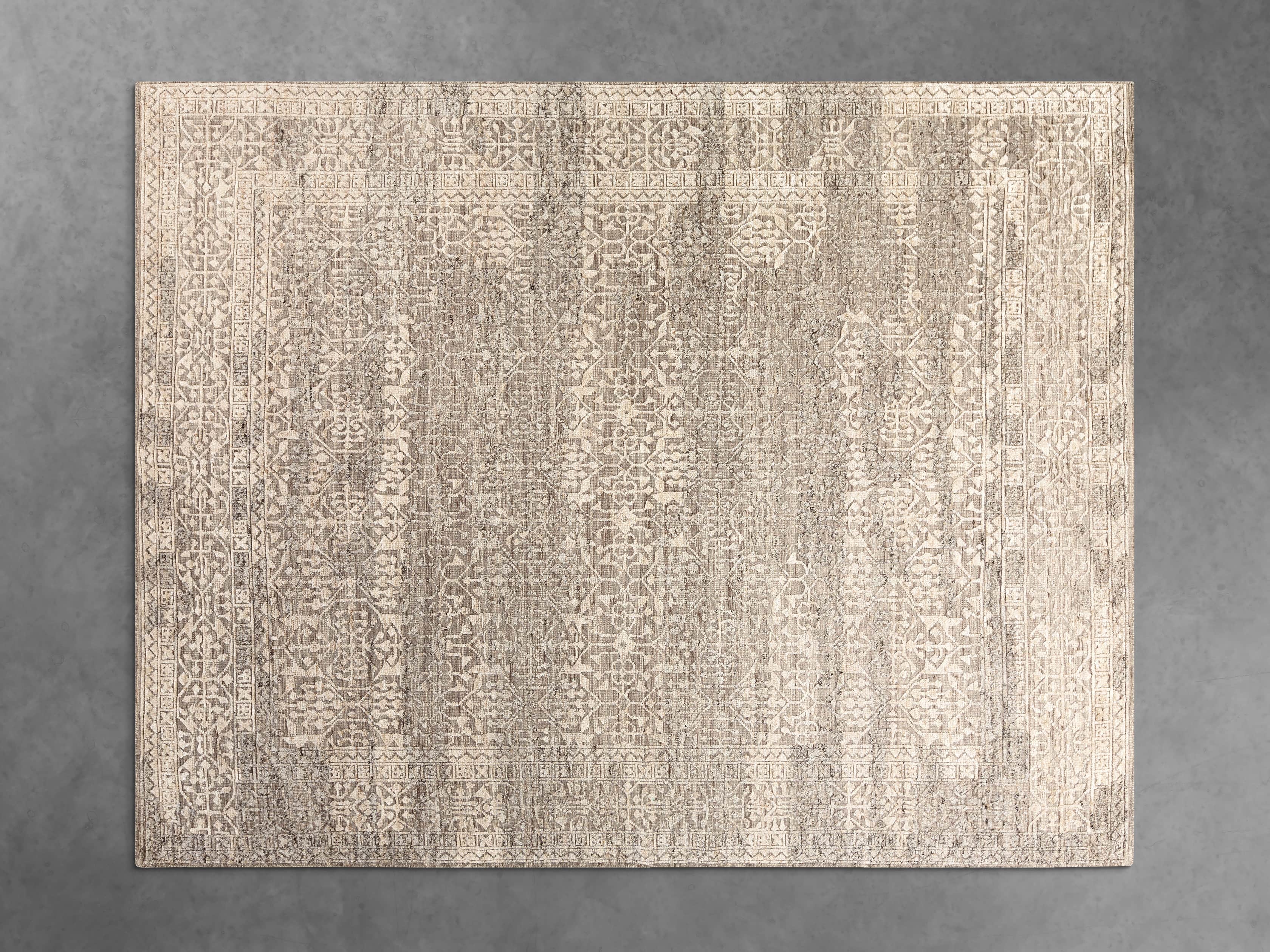 View the Thatcher Charcoal Hand-knotted Rug