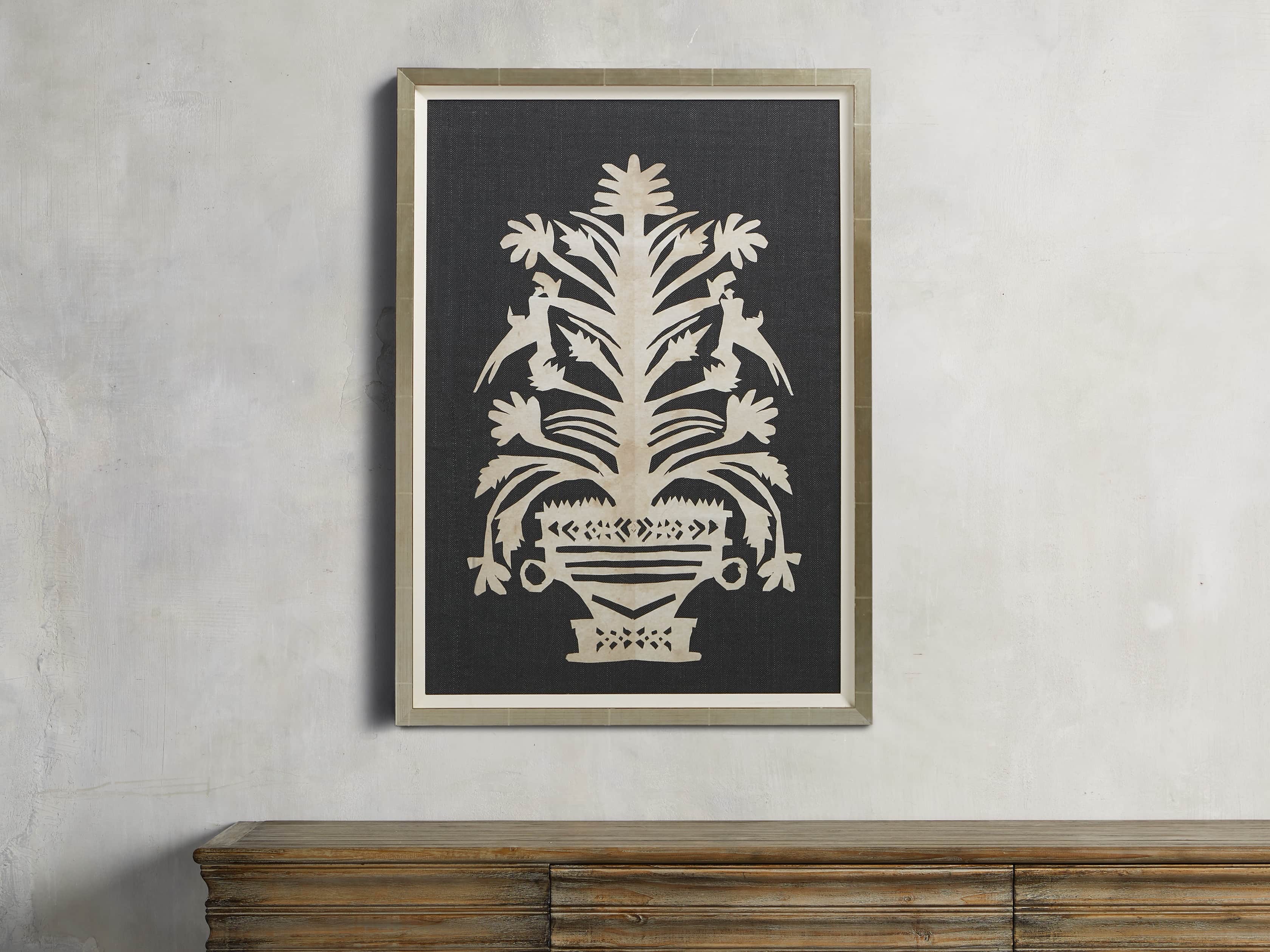 31" Otomi Framed Print, slide 1 of 6