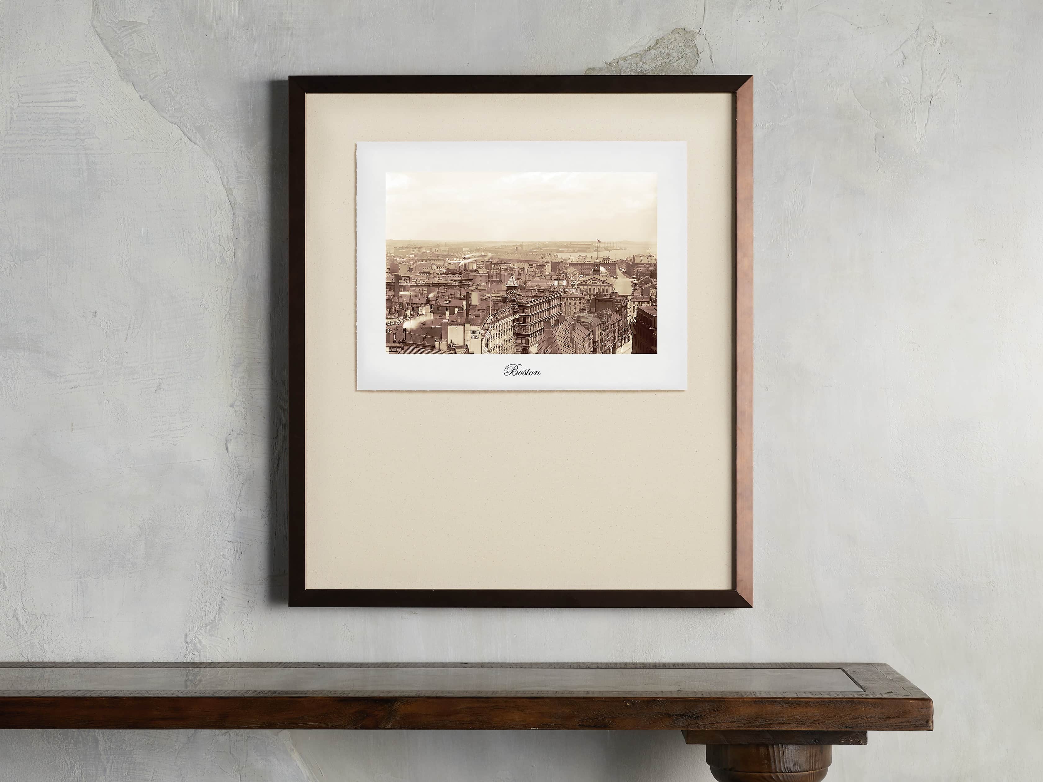 27" Framed Postcard from Boston I, slide 1 of 2