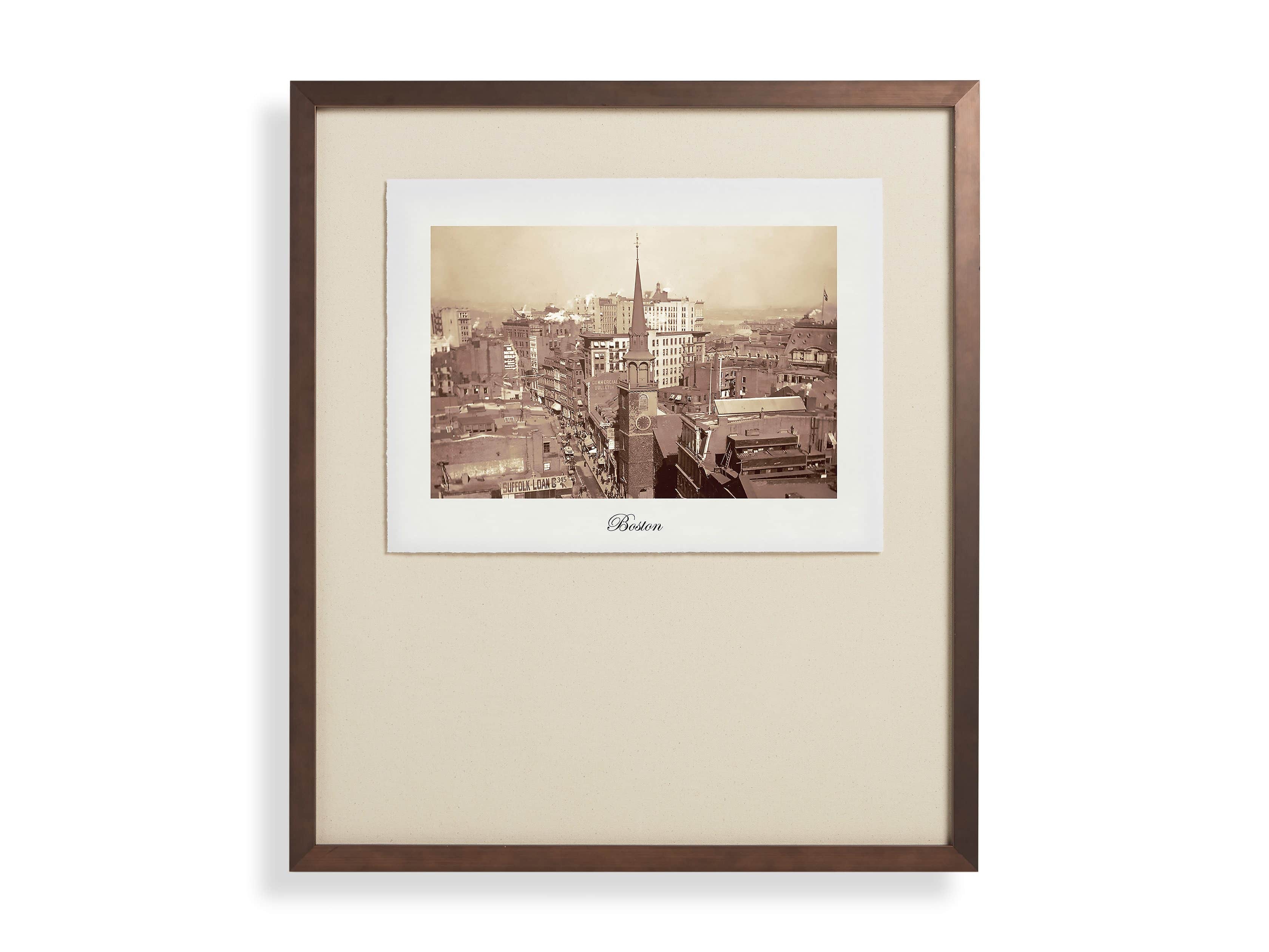 27" Framed Postcard from Boston II, slide 2 of 2