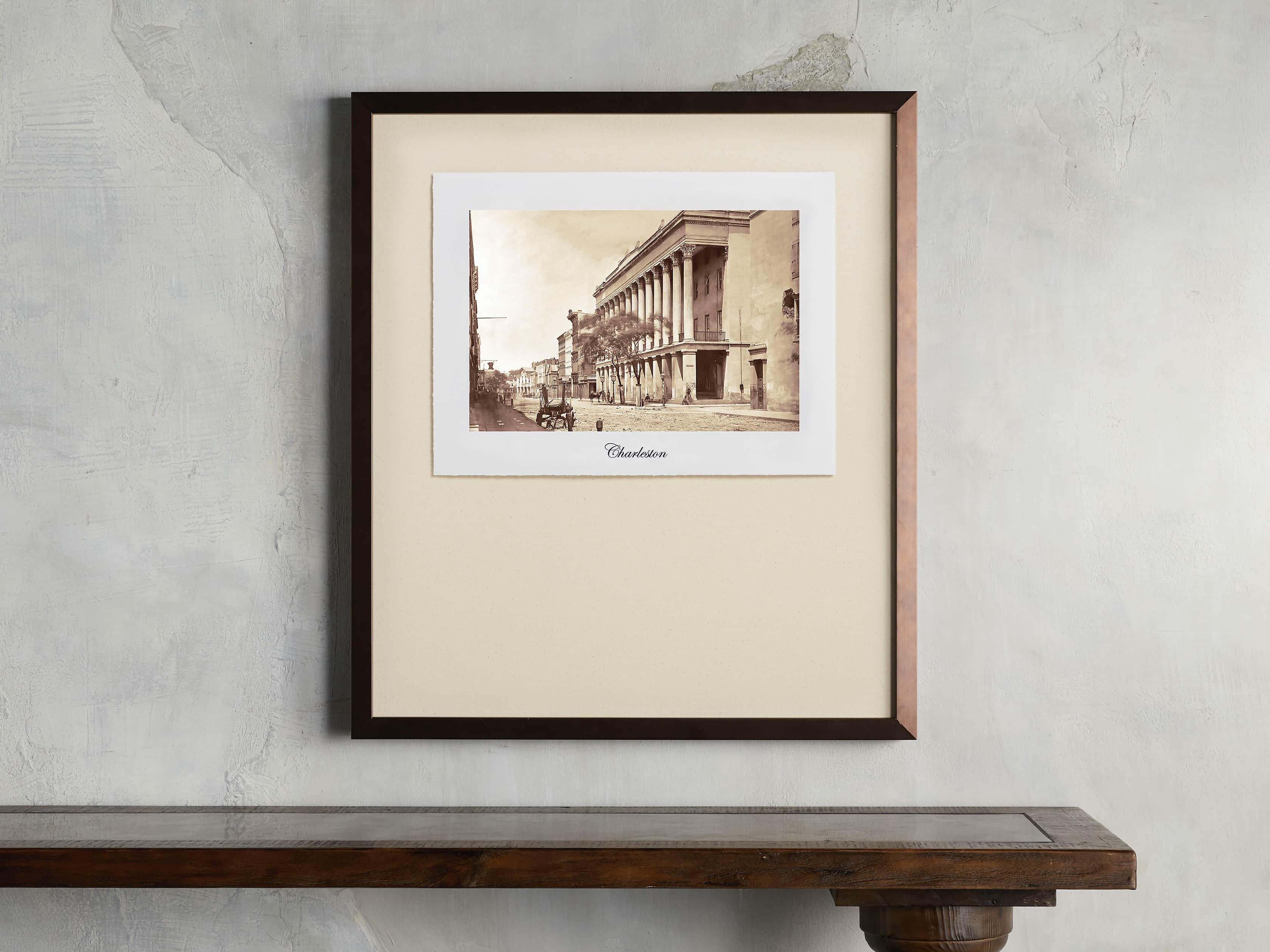 27" Framed Postcard from Charleston 2, slide 1 of 2