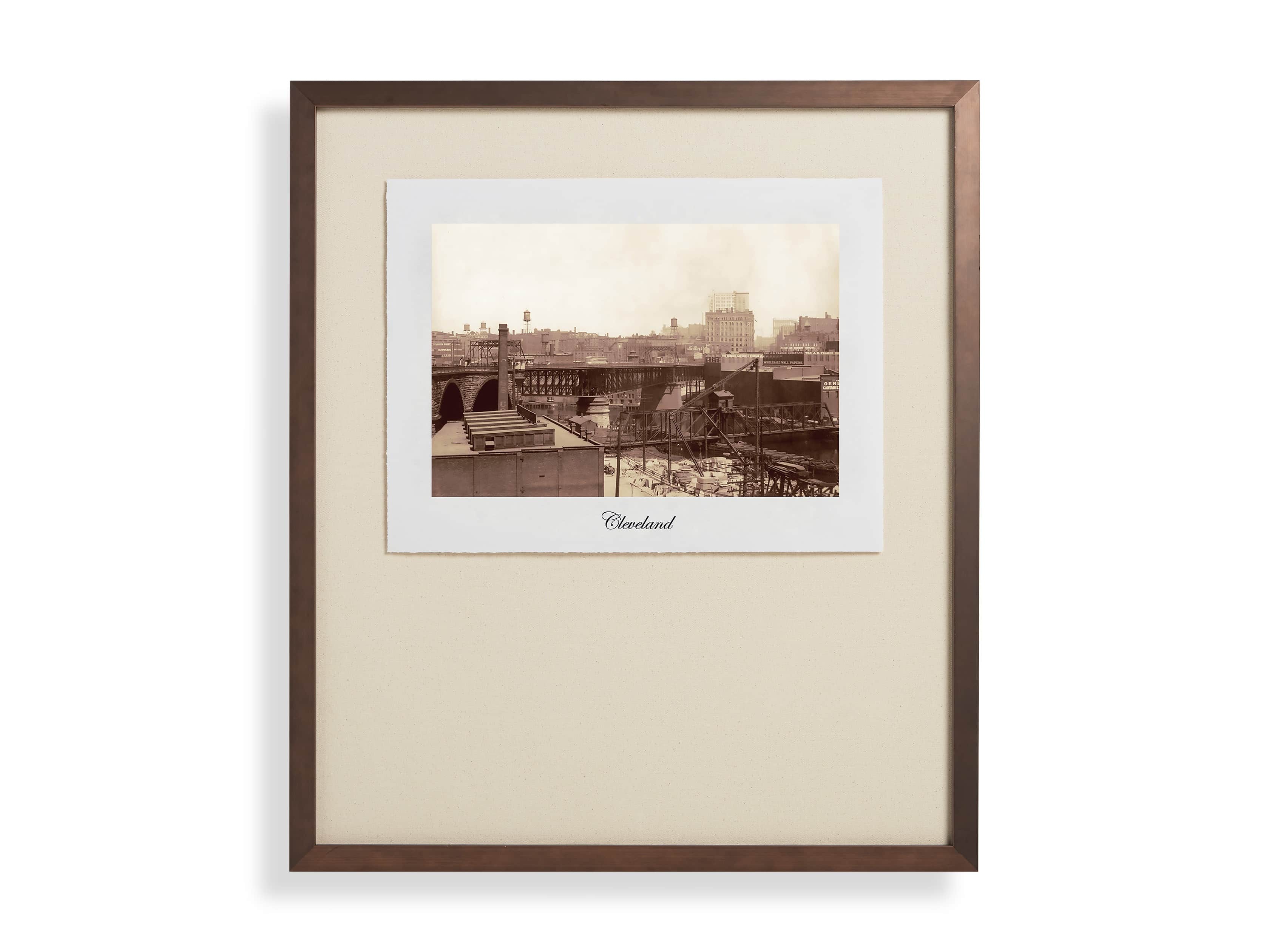 27" Framed Postcard from Cleveland II, slide 2 of 2