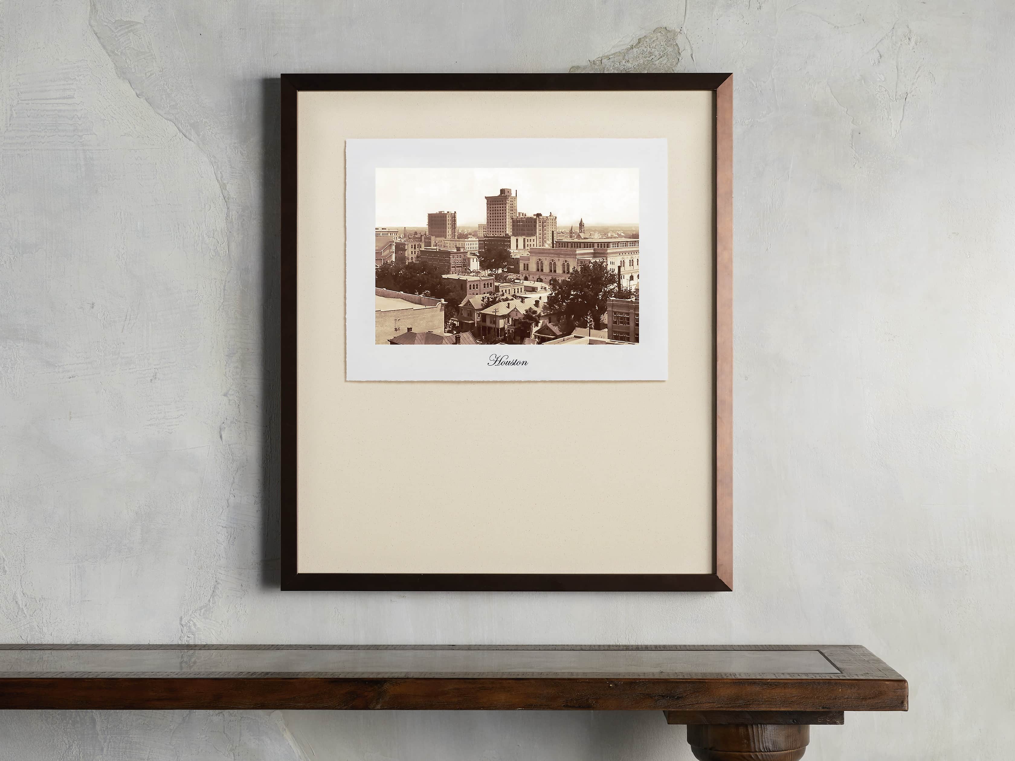 27" Framed Postcard from Houston I, slide 1 of 2