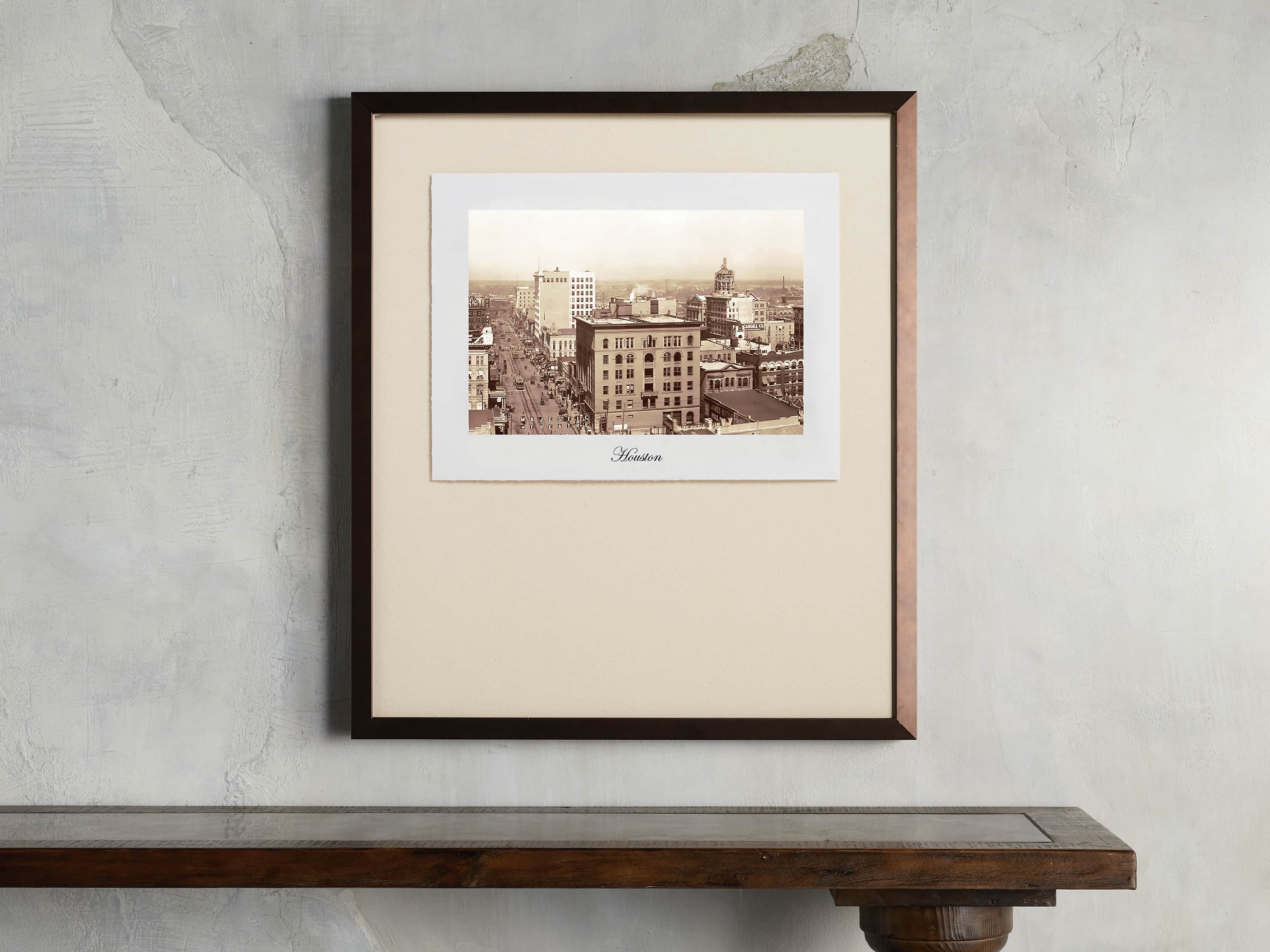 27" Framed Postcard from Houston II, slide 1 of 2