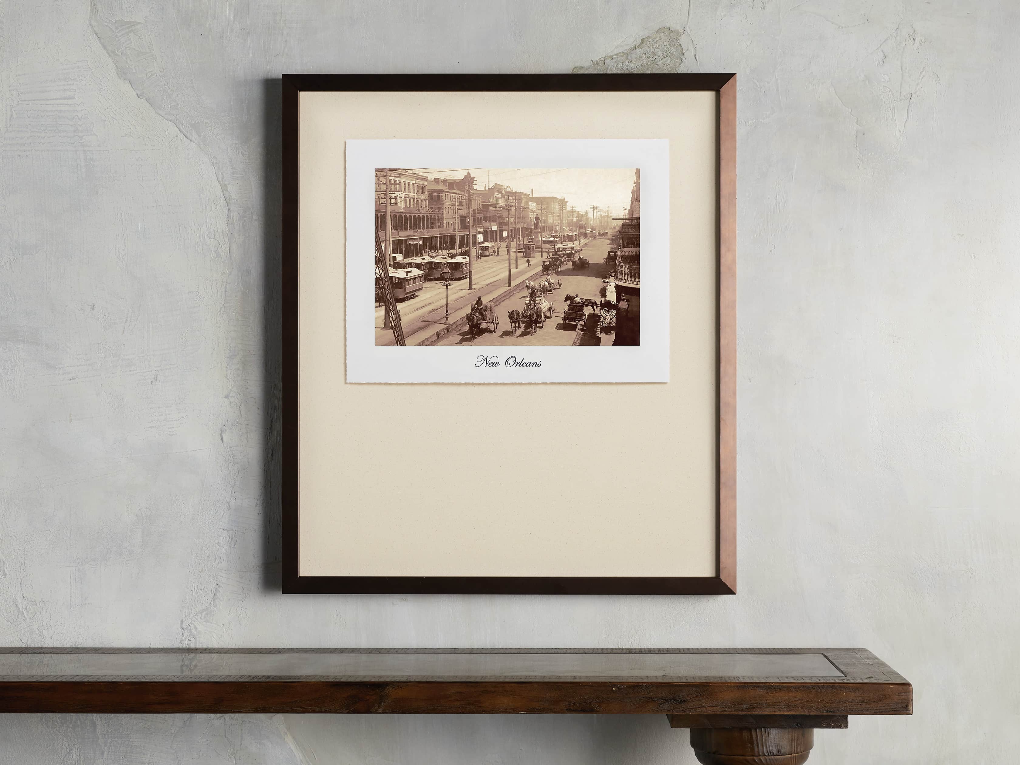 27" Framed Postcard from New Orleans I, slide 1 of 2