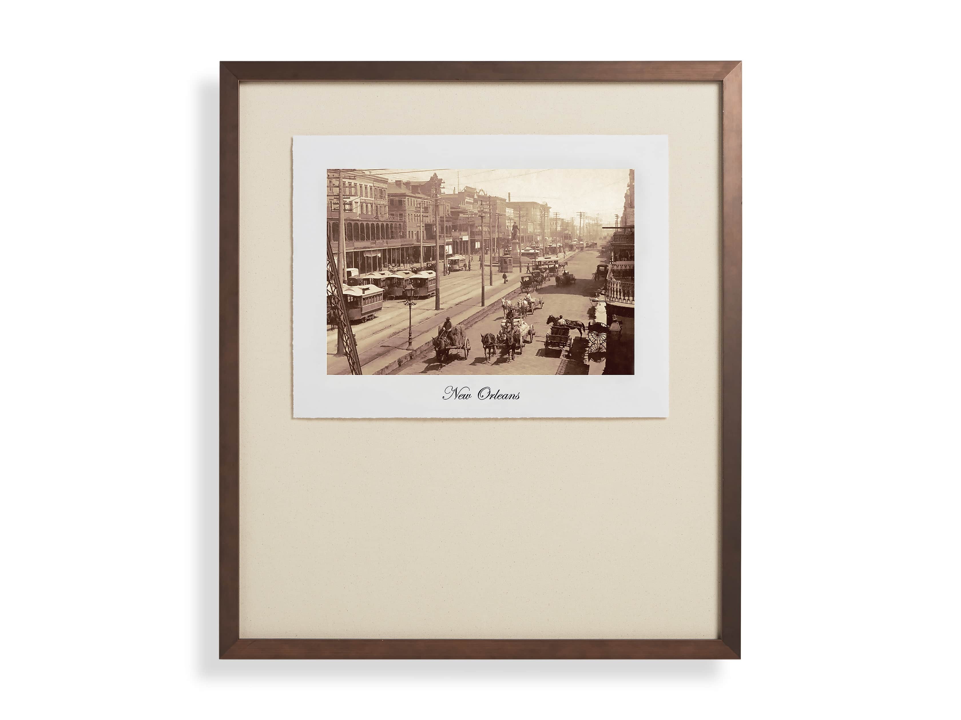 27" Framed Postcard from New Orleans I, slide 2 of 2