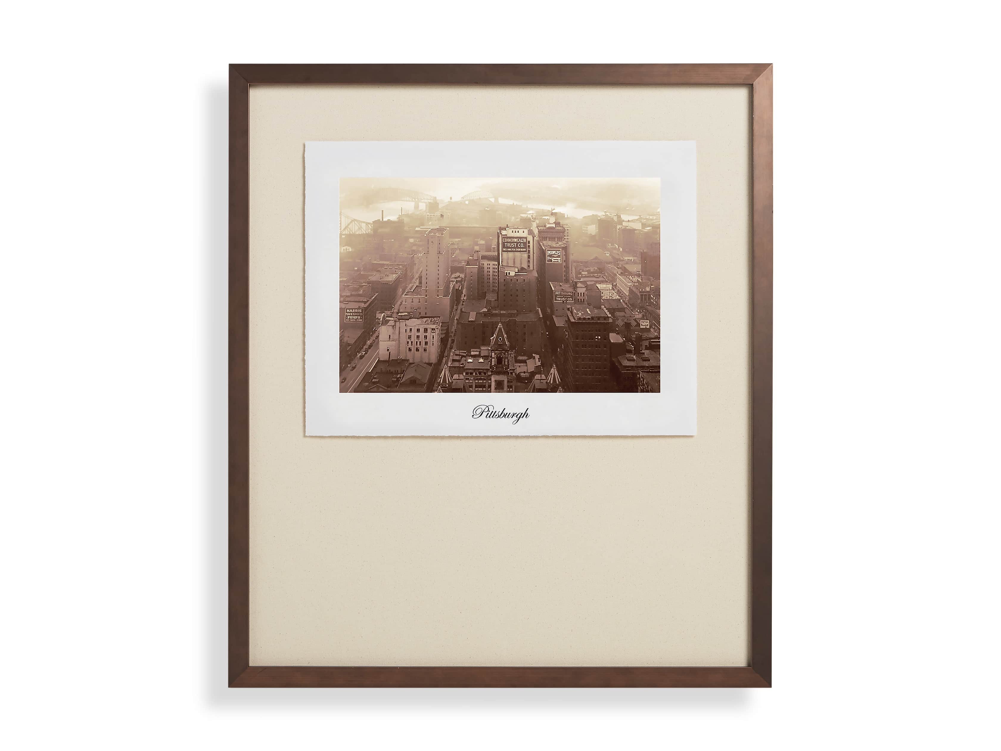 27" Framed Postcard from Pittsburgh I, slide 2 of 2