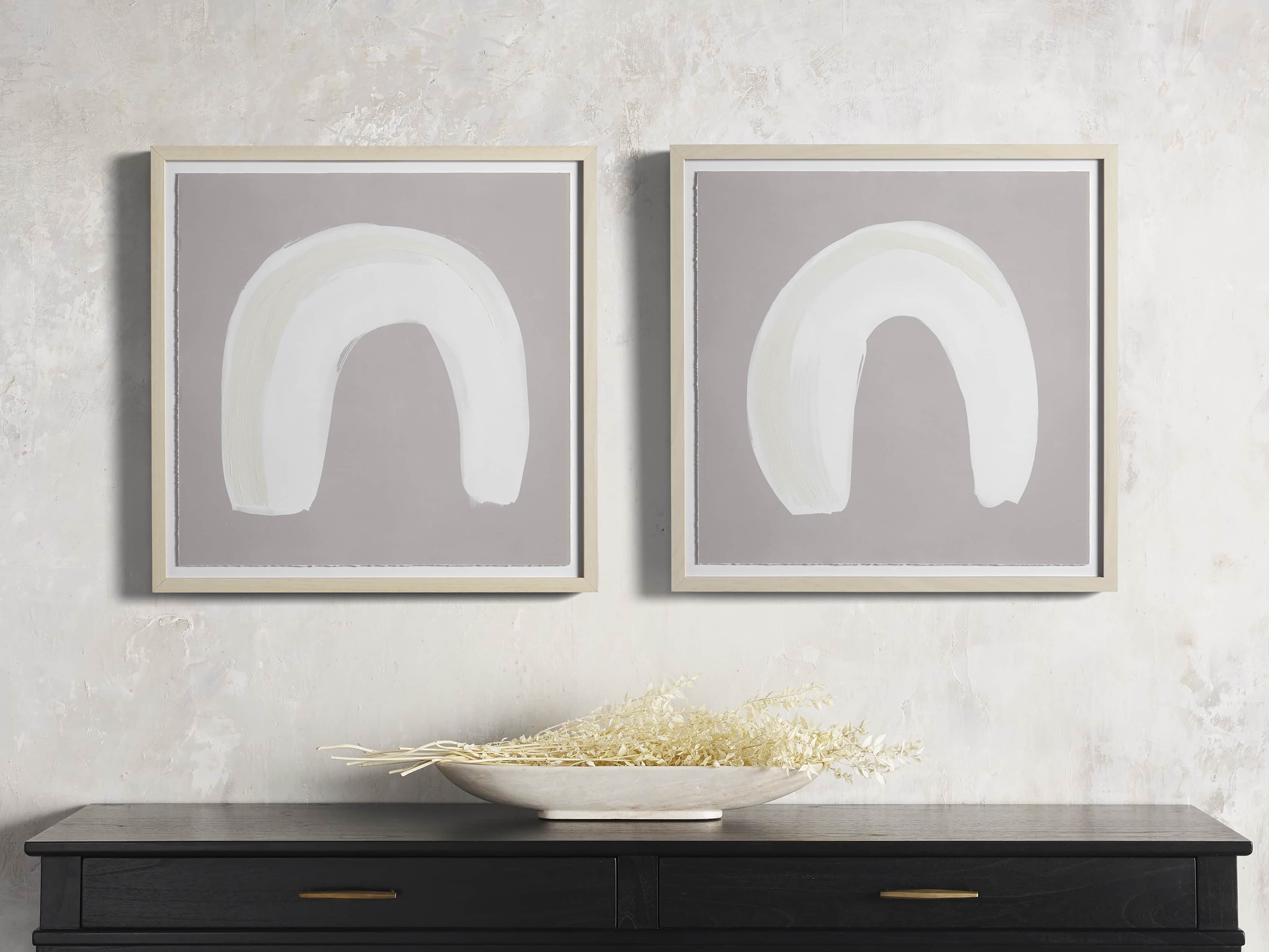 Neutral Arch II Watercolor Framed Print, slide 3 of 7