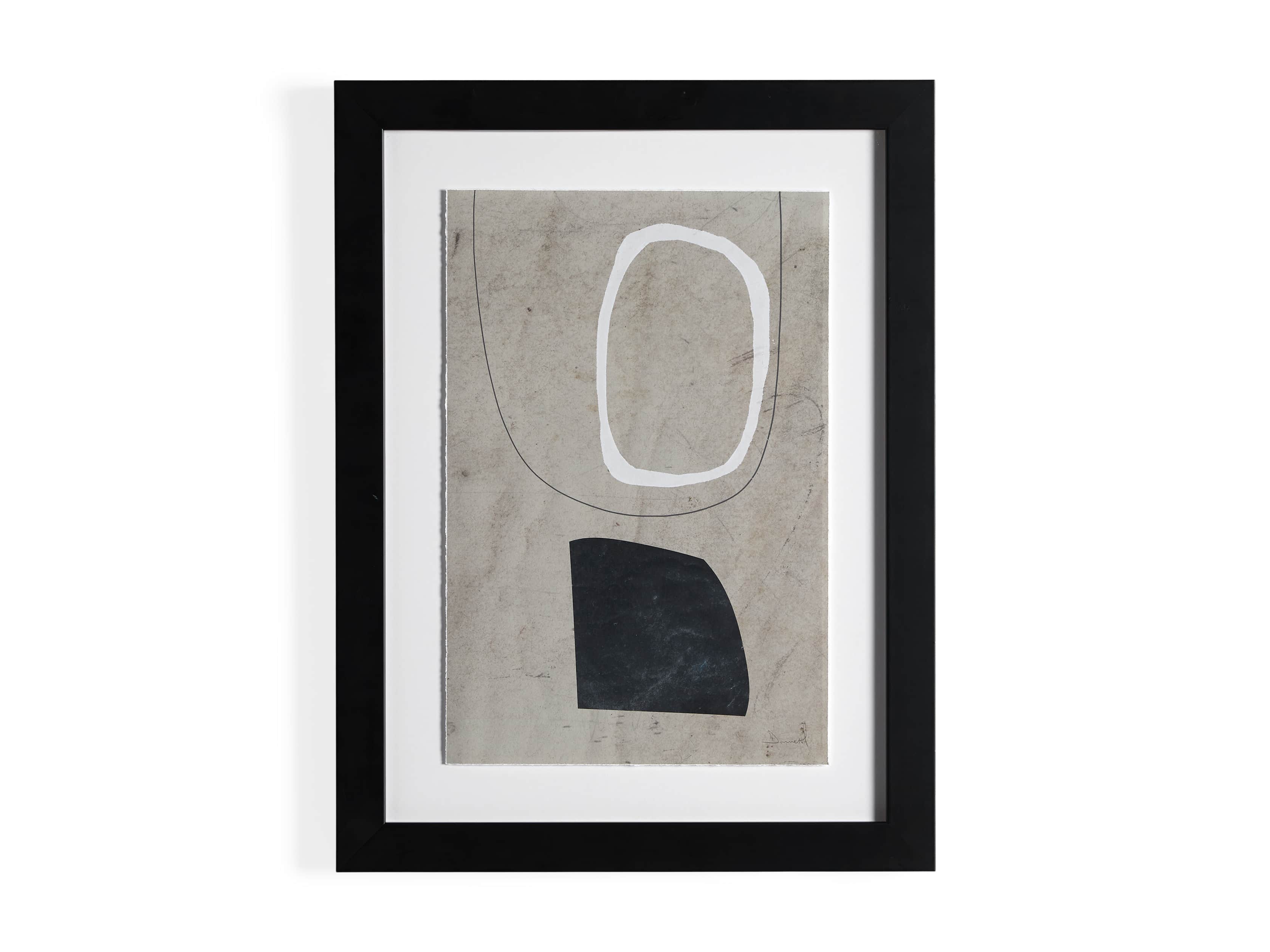 Contemplative Mix Media Framed Print I, slide 5 of 5