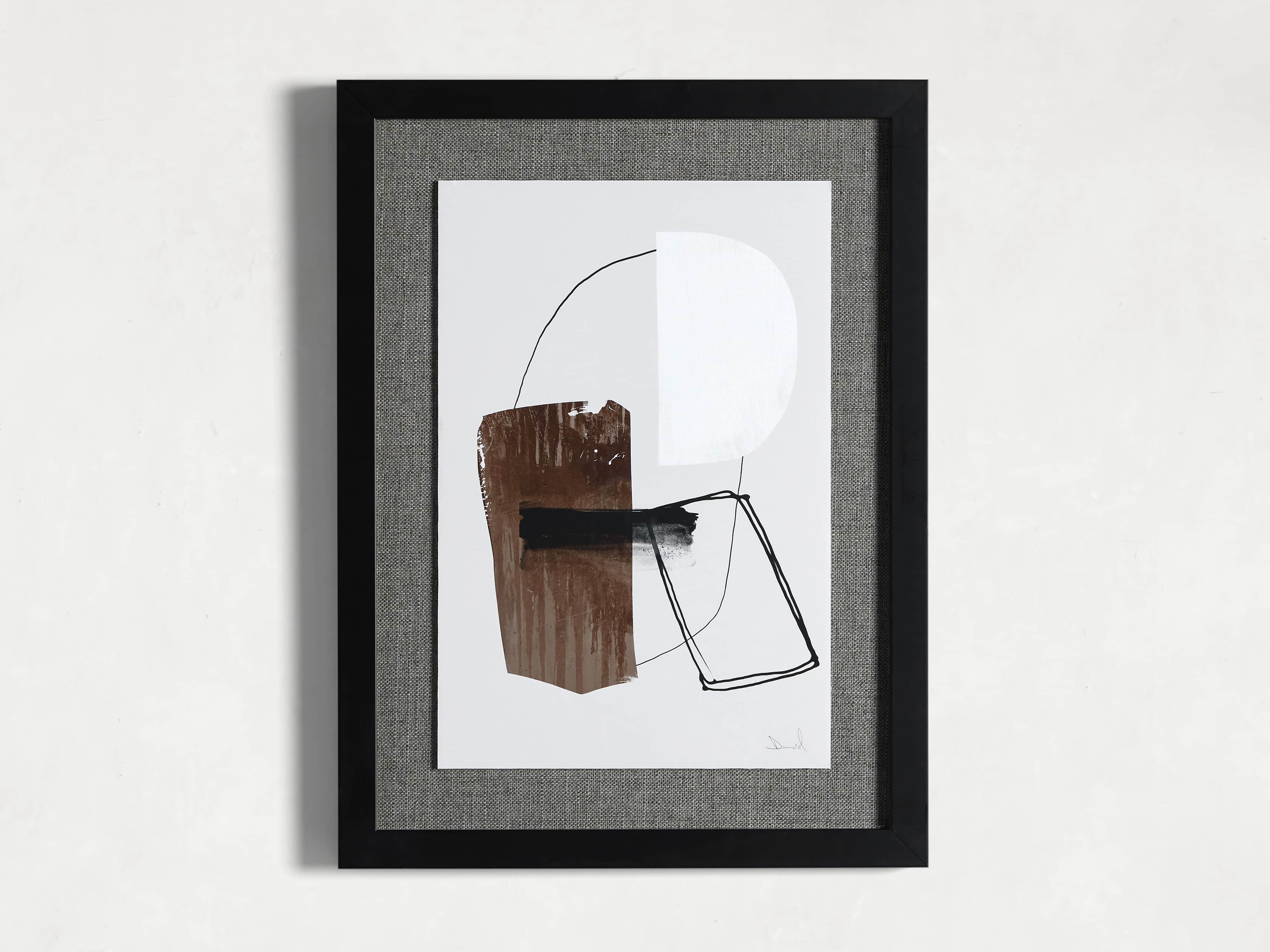 Shape Study Framed Print III, slide 3 of 5