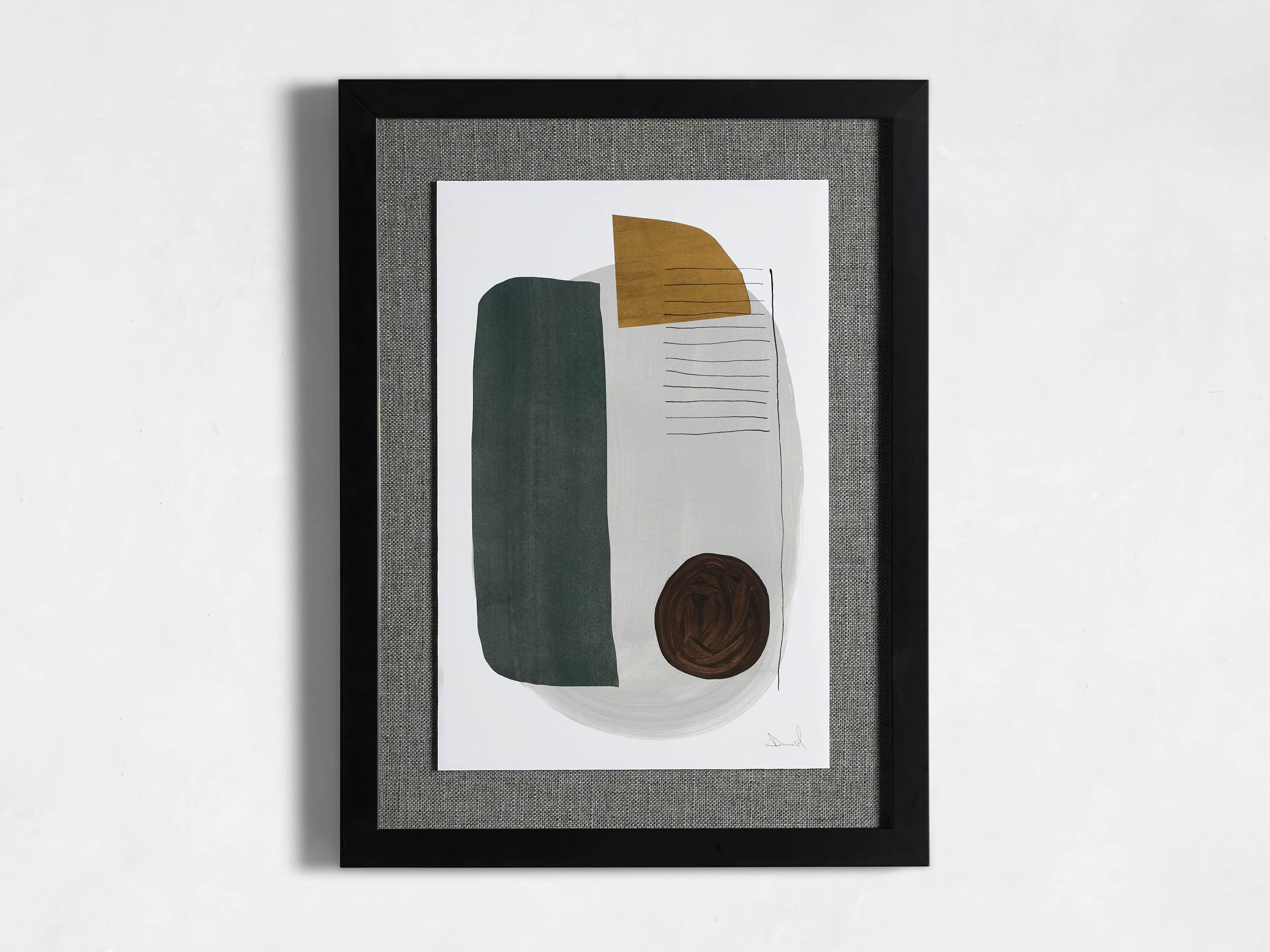Shape Study Framed Print IV, slide 3 of 6