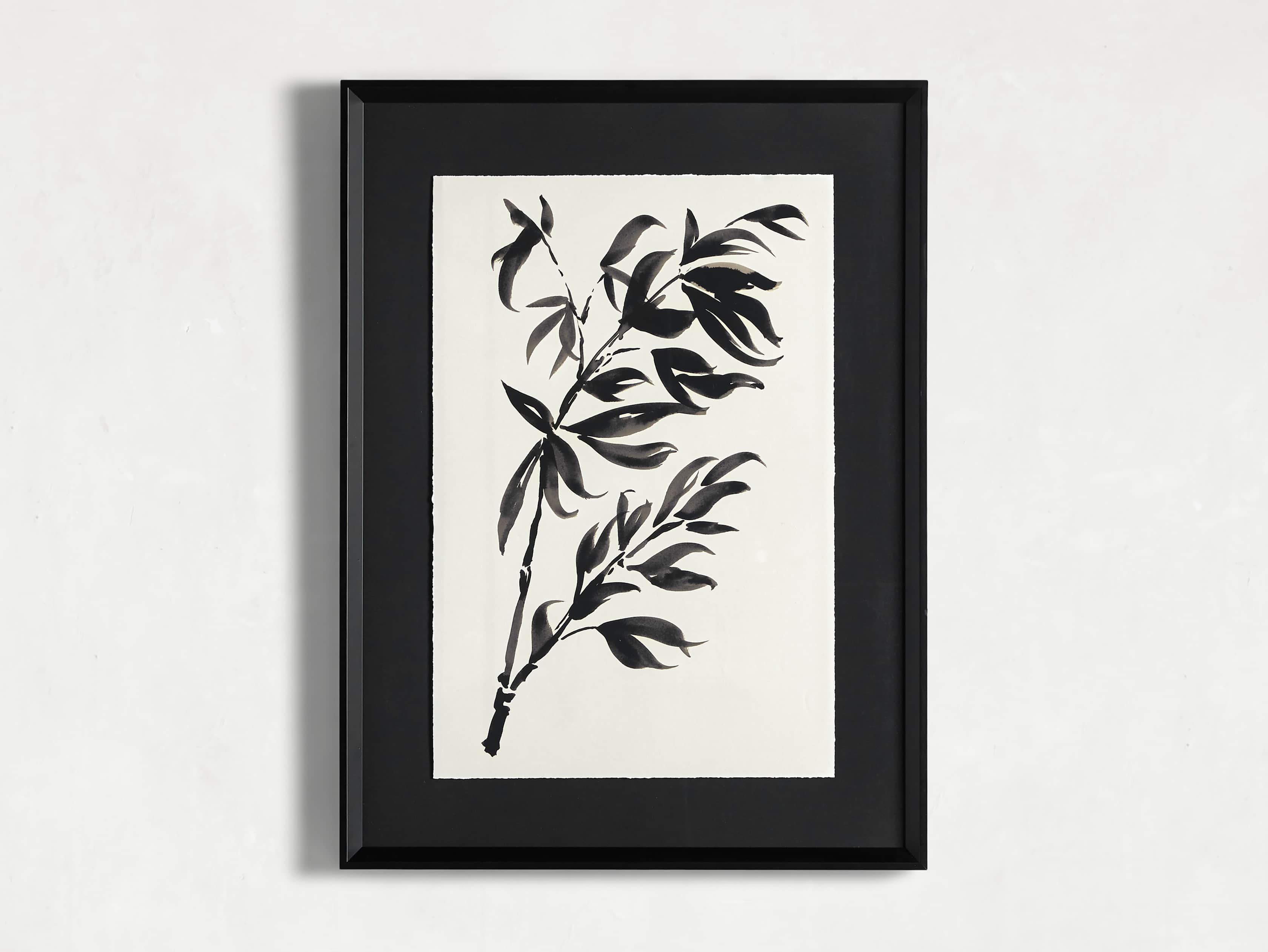 Caligraphy Botanical Framed Print I, slide 3 of 7