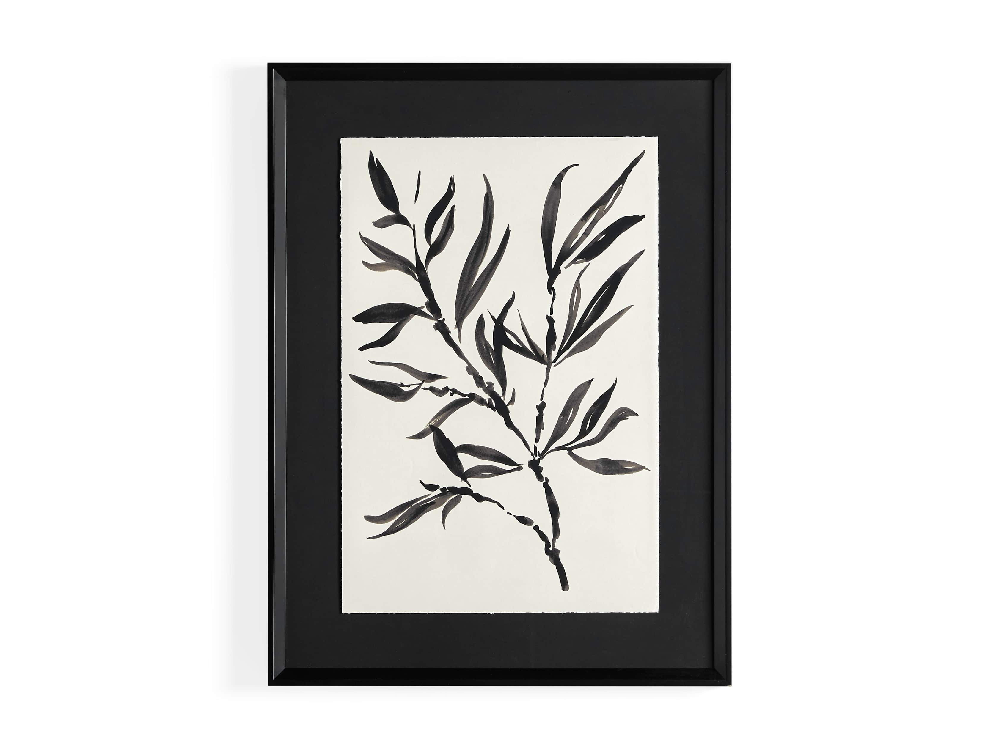 Caligraphy Botanical Framed Print II, slide 6 of 6